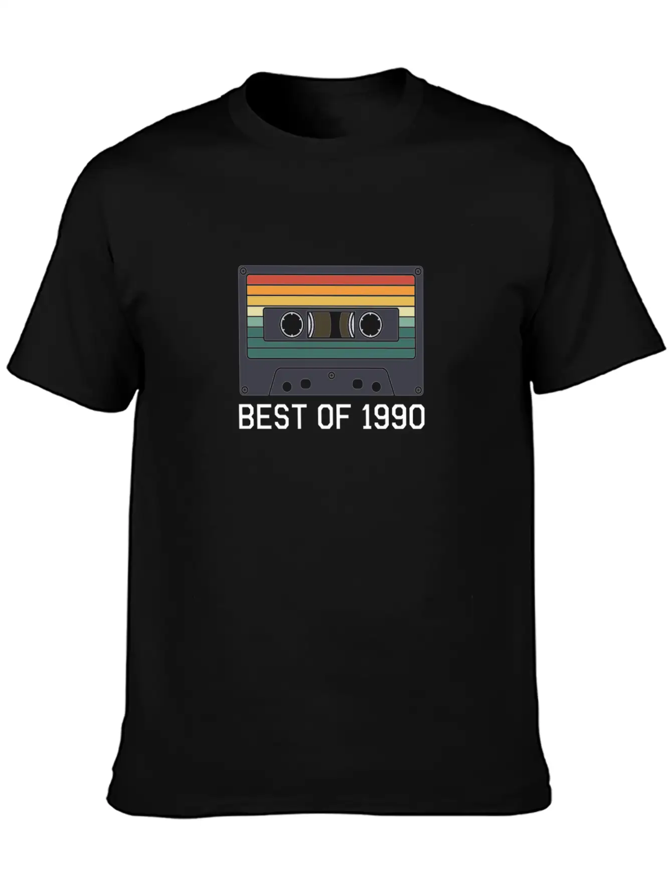 30th Birthday Best Of 1990 Cassette Tape Vintage Essential Unisex Summer Tee – Soft Cotton Casual Fit