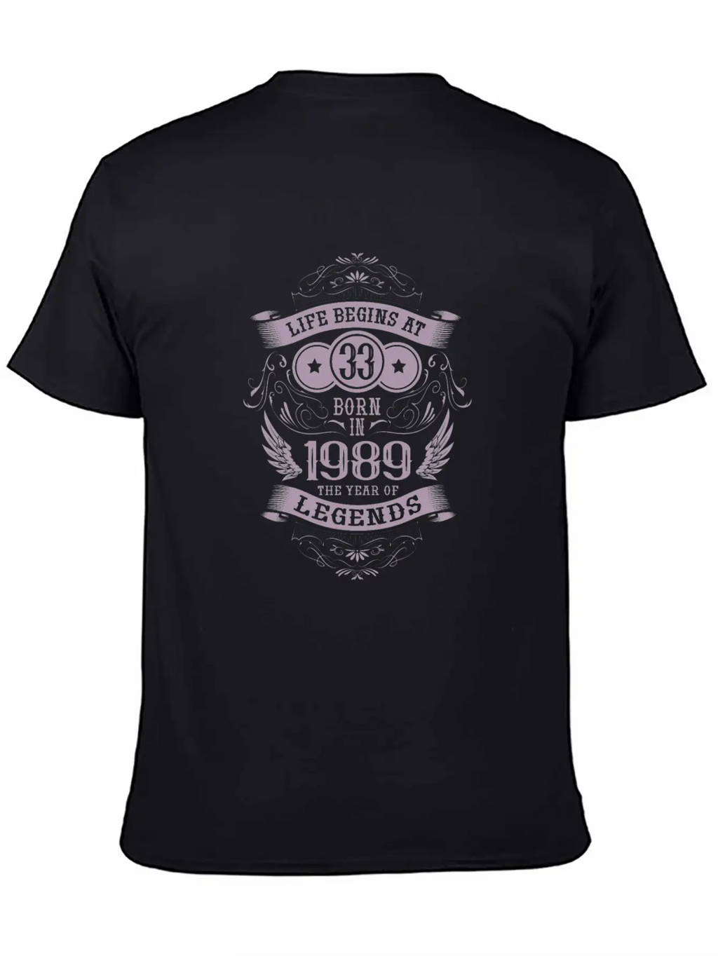 33rd Birthday Gifts Vintage 1989 Vintage Essential Unisex Summer Tee – Soft Cotton Casual Fit