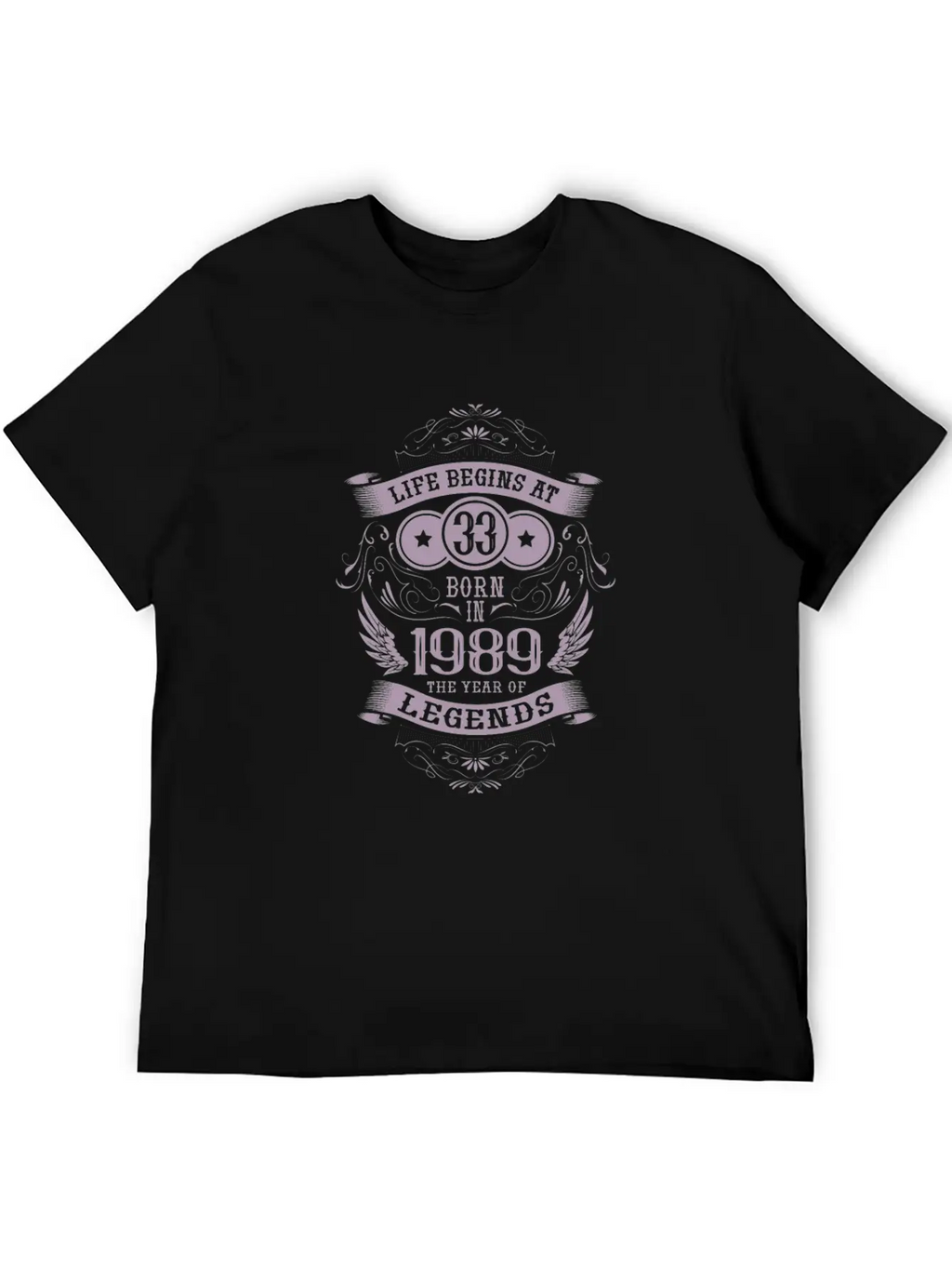 33rd Birthday Gifts Vintage 1989 Vintage Essential Unisex Summer Tee – Soft Cotton Casual Fit