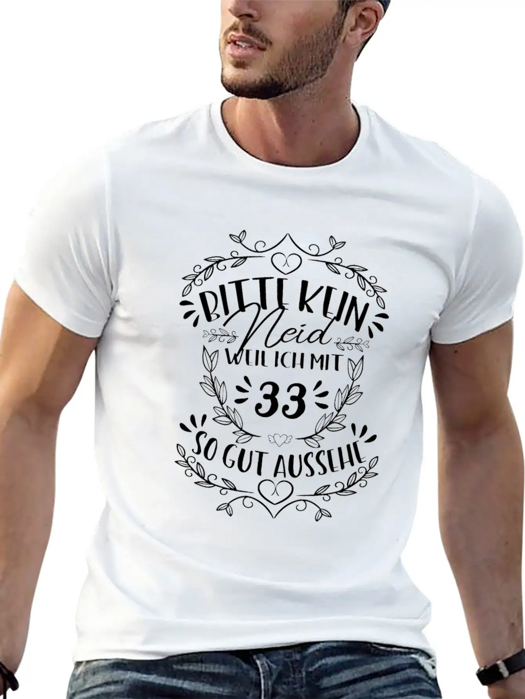 33rd Birthday Women No Envy Classic Crew Neck Graphic Tee – Everyday Minimal Look