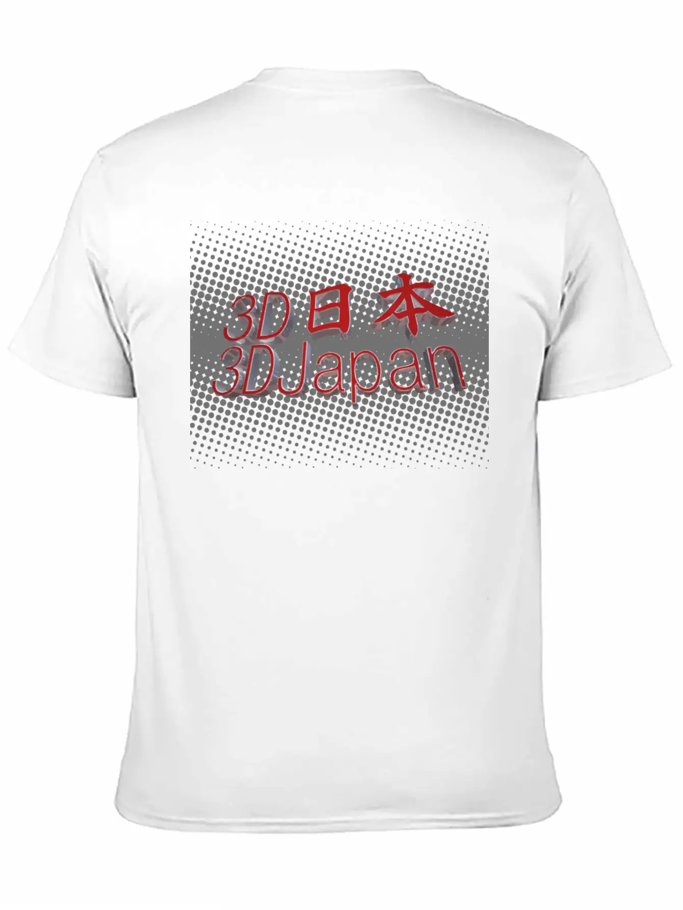 3D Japan Logo Classic Crew Neck Graphic Tee – Everyday Minimal Look