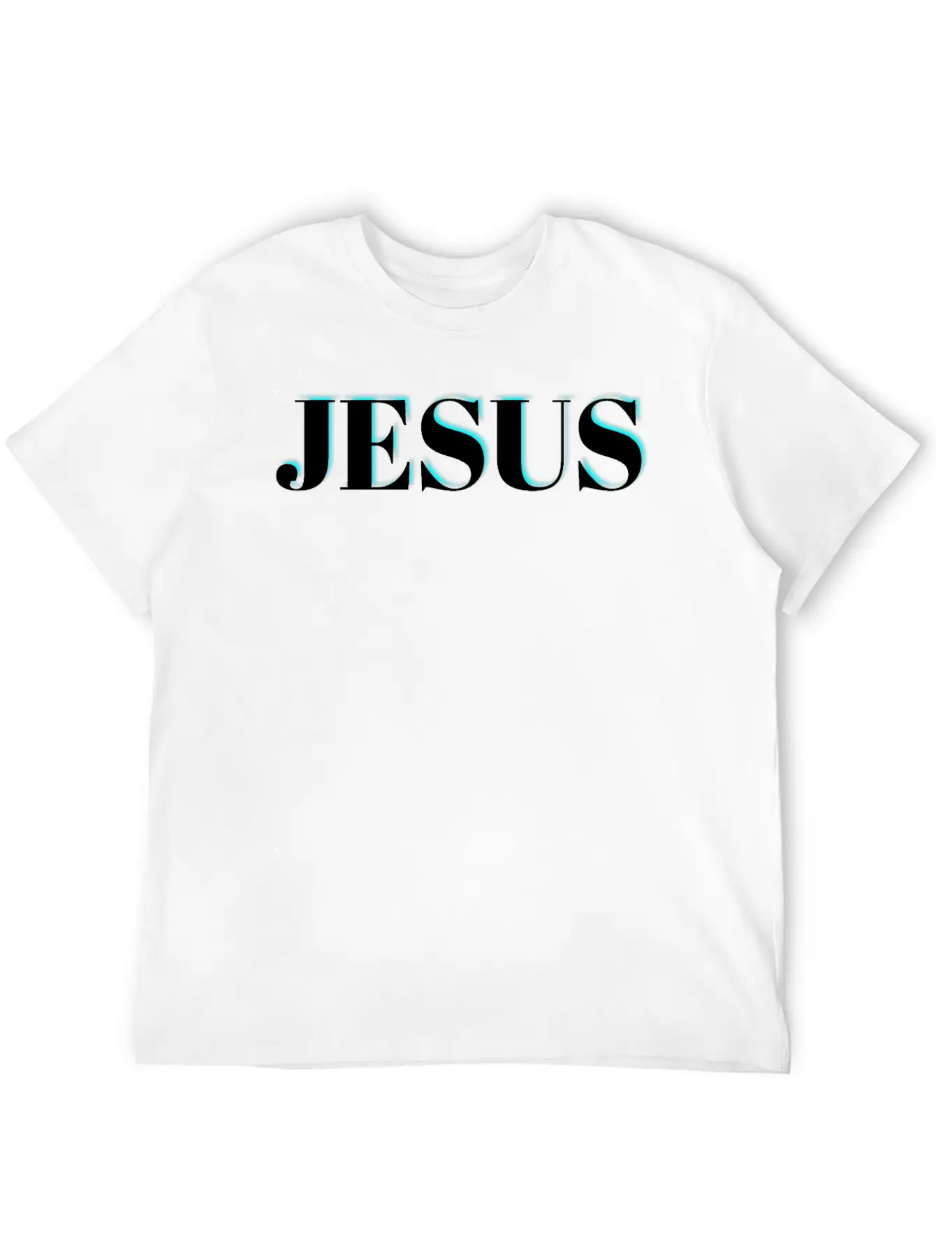 3D Jesus Design Essential Unisex Summer Tee – Soft Cotton Casual Fit
