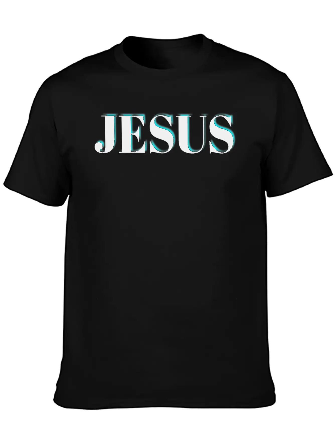3D Jesus Design Essential Unisex Summer Tee – Soft Cotton Casual Fit