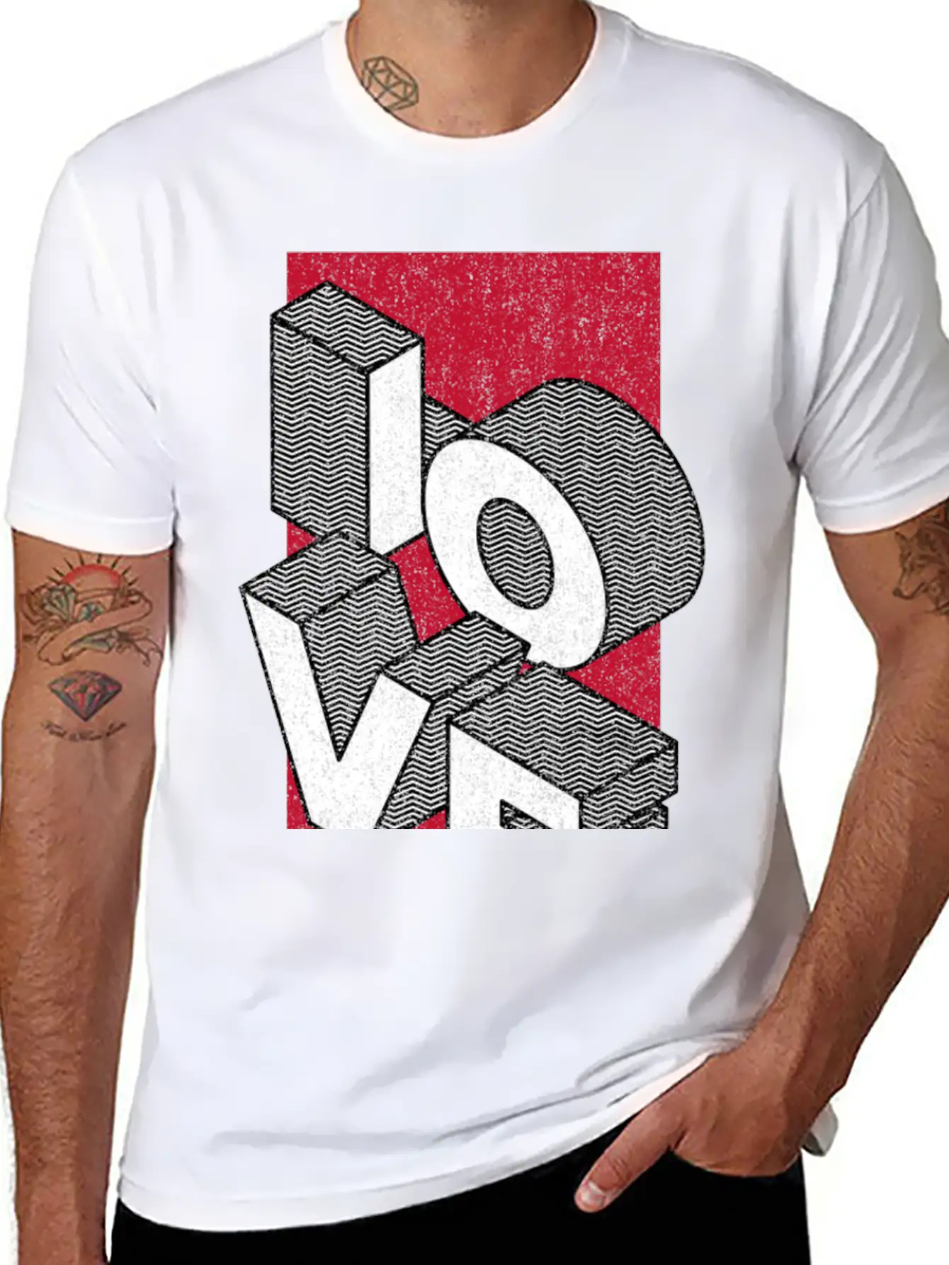 3d Love Essential Unisex Summer Tee – Soft Cotton Casual Fit