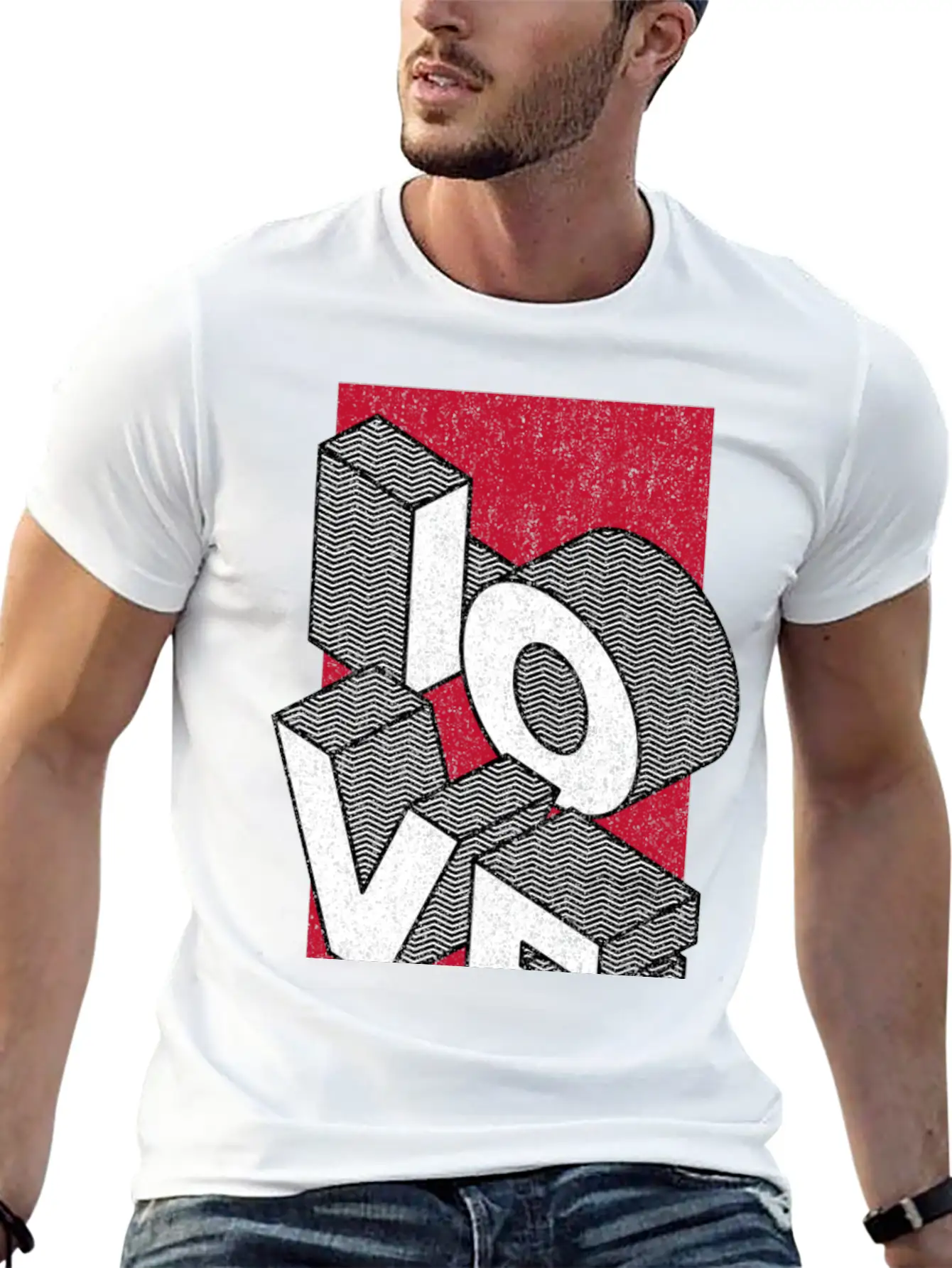 3d Love Essential Unisex Summer Tee – Soft Cotton Casual Fit