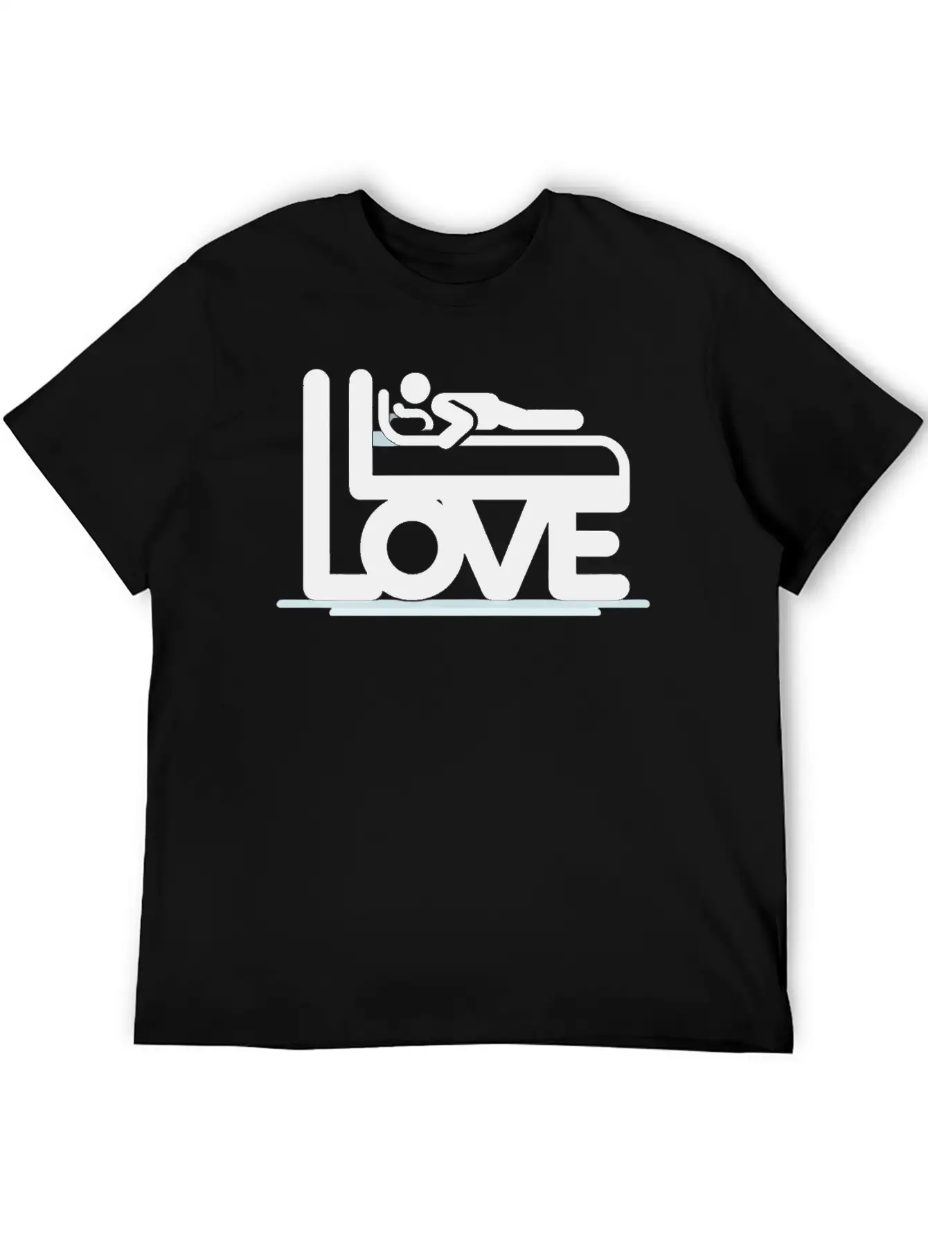 3D Love Typography With Creative Design Lightweight Cotton T-Shirt – Daily Comfort Graphic Shirt