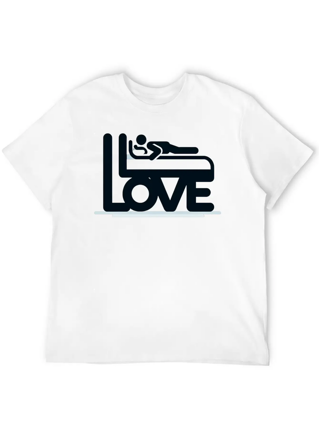 3D Love Typography With Creative Design Lightweight Cotton T-Shirt – Daily Comfort Graphic Shirt