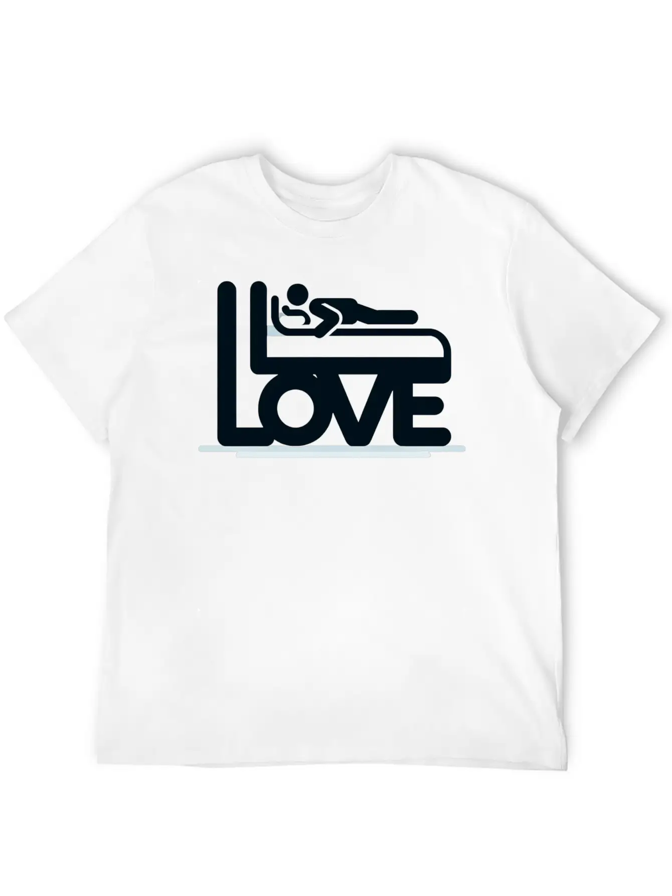 3D Love Typography With Creative Design Lightweight Cotton T-Shirt – Daily Comfort Graphic Shirt