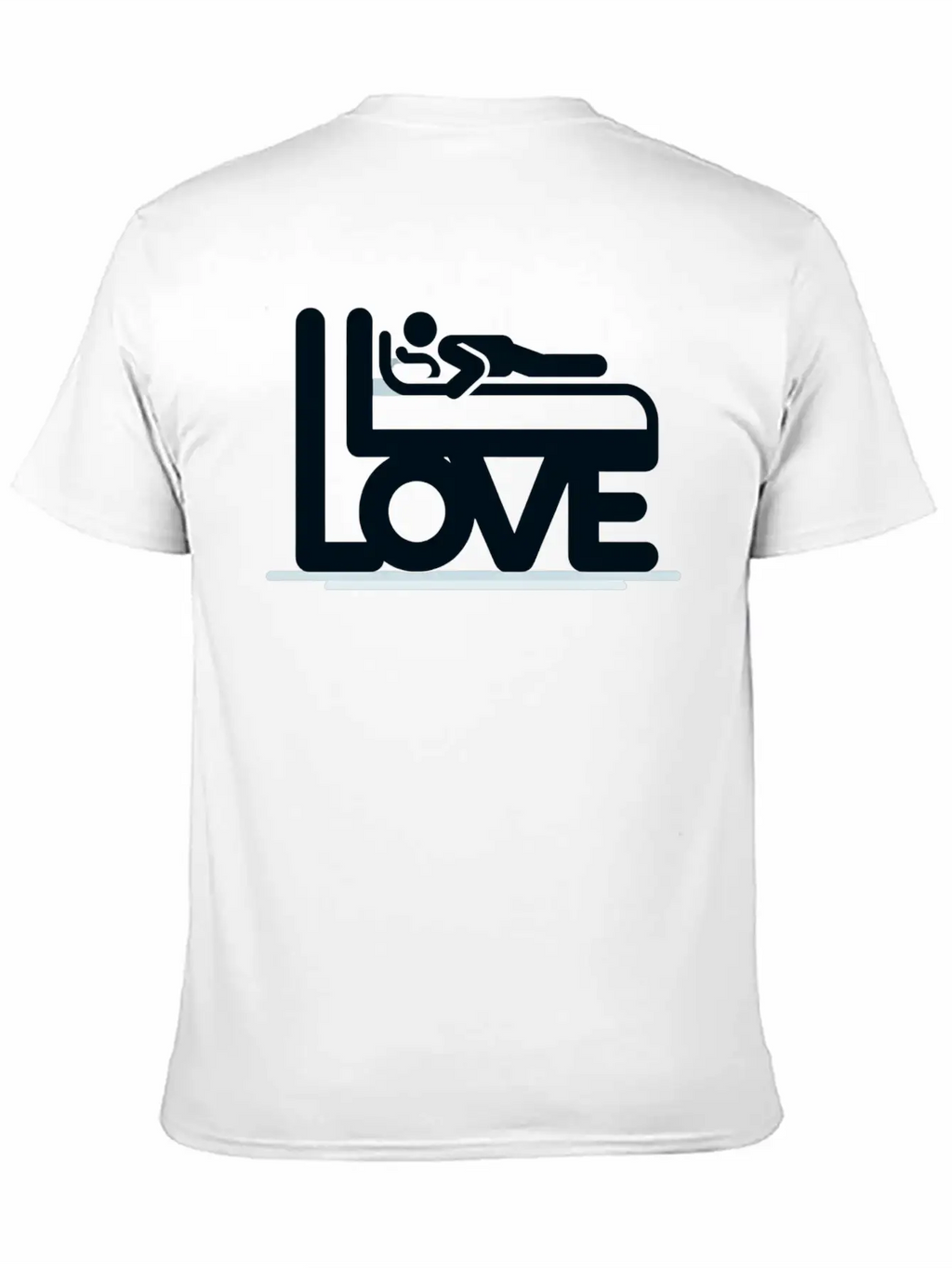 3D Love Typography With Creative Design Lightweight Cotton T-Shirt – Daily Comfort Graphic Shirt