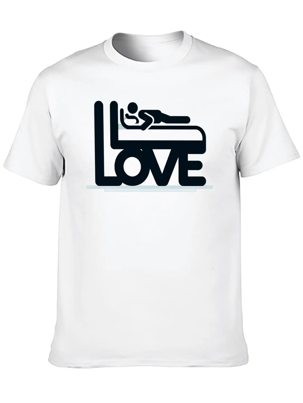 3D Love Typography With Creative Design Lightweight Cotton T-Shirt – Daily Comfort Graphic Shirt