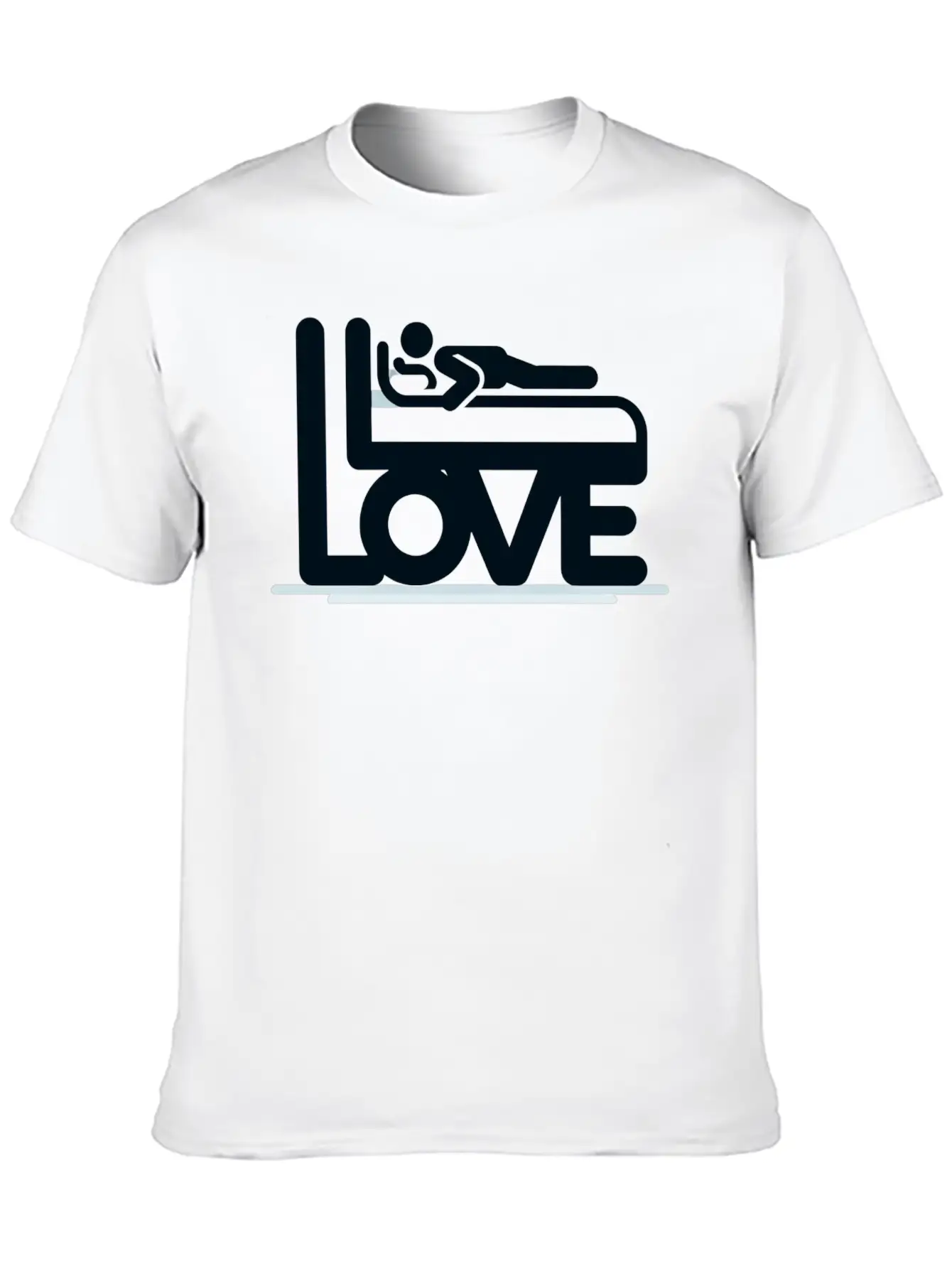 3D Love Typography With Creative Design Lightweight Cotton T-Shirt – Daily Comfort Graphic Shirt