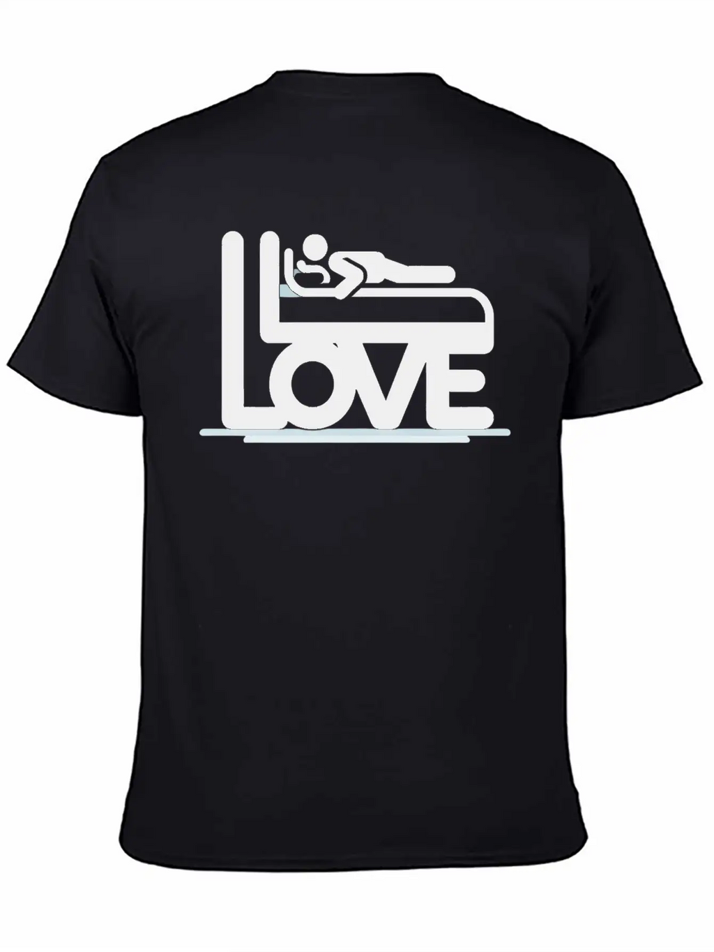 3D Love Typography With Creative Design Lightweight Cotton T-Shirt – Daily Comfort Graphic Shirt