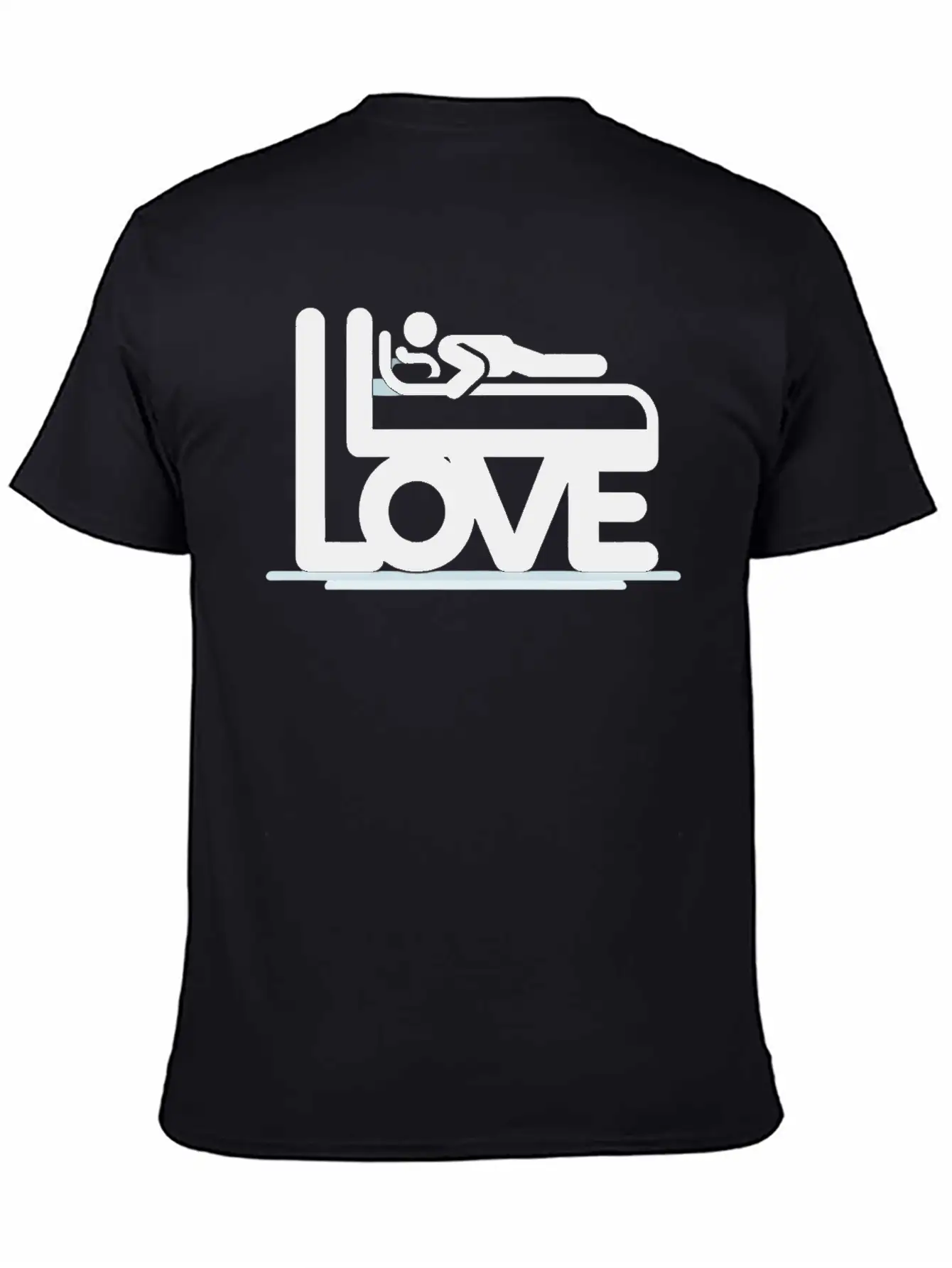 3D Love Typography With Creative Design Lightweight Cotton T-Shirt – Daily Comfort Graphic Shirt
