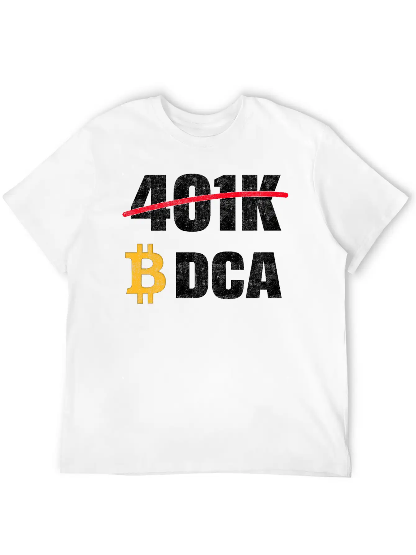 401 K Bitcoin Tshirt Modern Fit Casual T-Shirt – Clean And Versatile Design