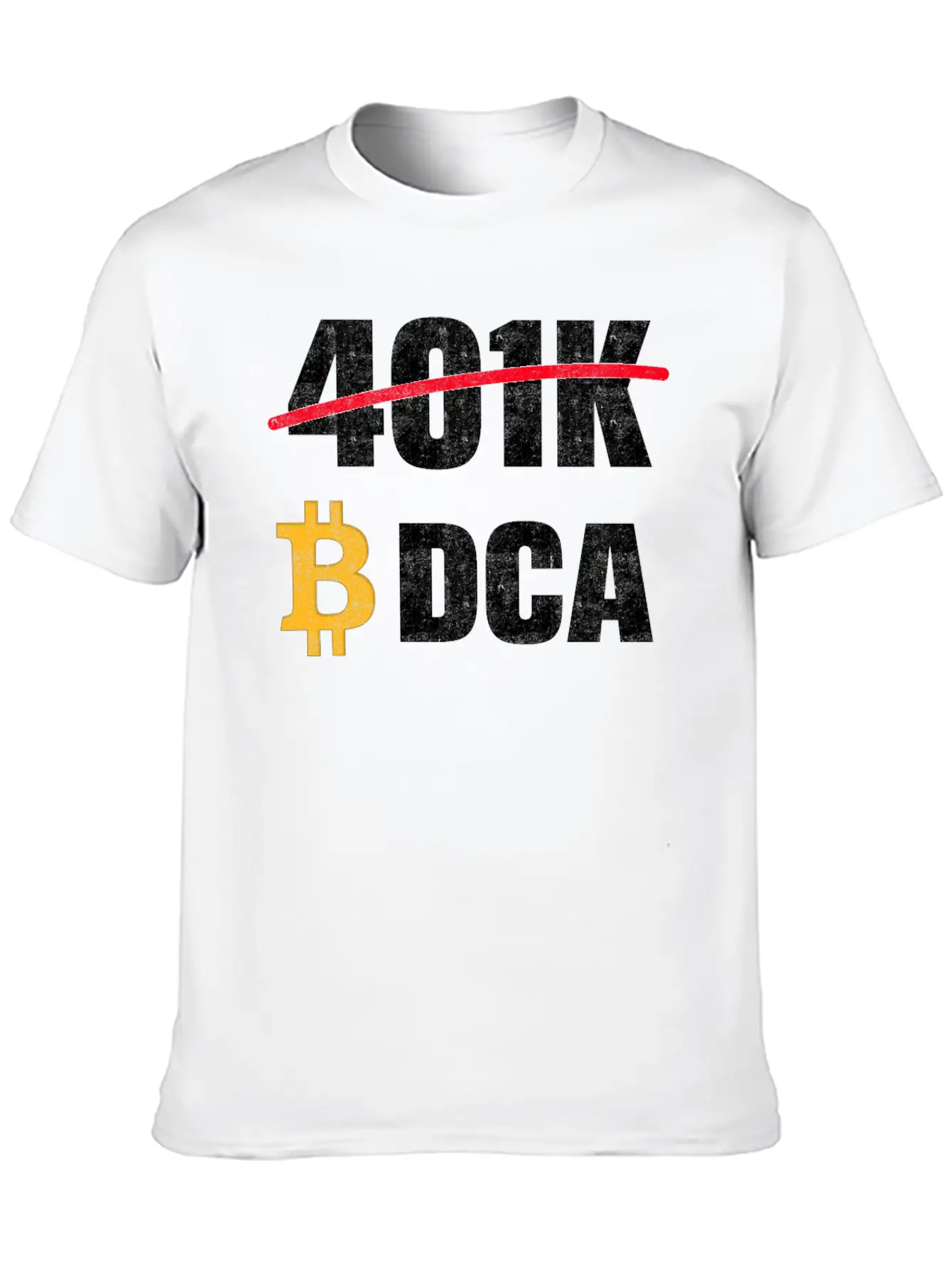 401 K Bitcoin Tshirt Modern Fit Casual T-Shirt – Clean And Versatile Design