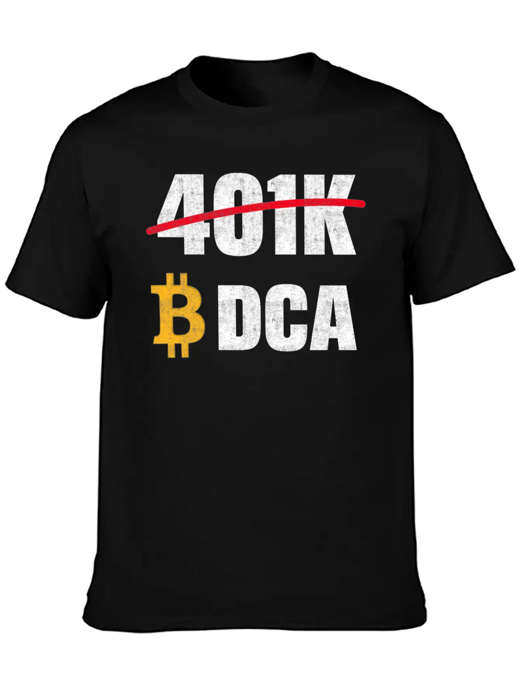 401 K Bitcoin Tshirt Modern Fit Casual T-Shirt – Clean And Versatile Design