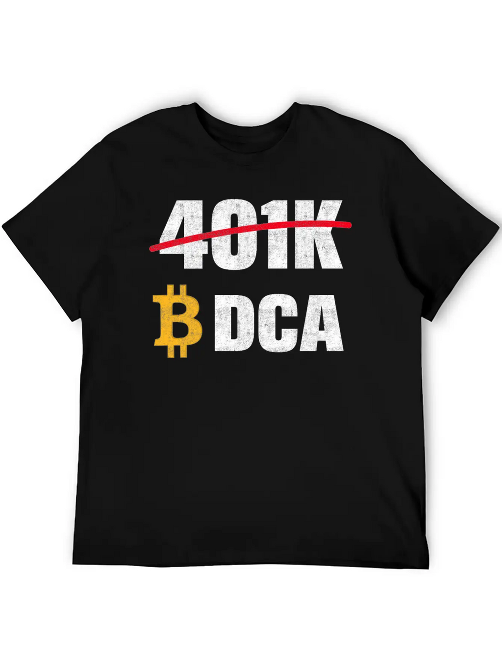 401 K Bitcoin Tshirt Modern Fit Casual T-Shirt – Clean And Versatile Design