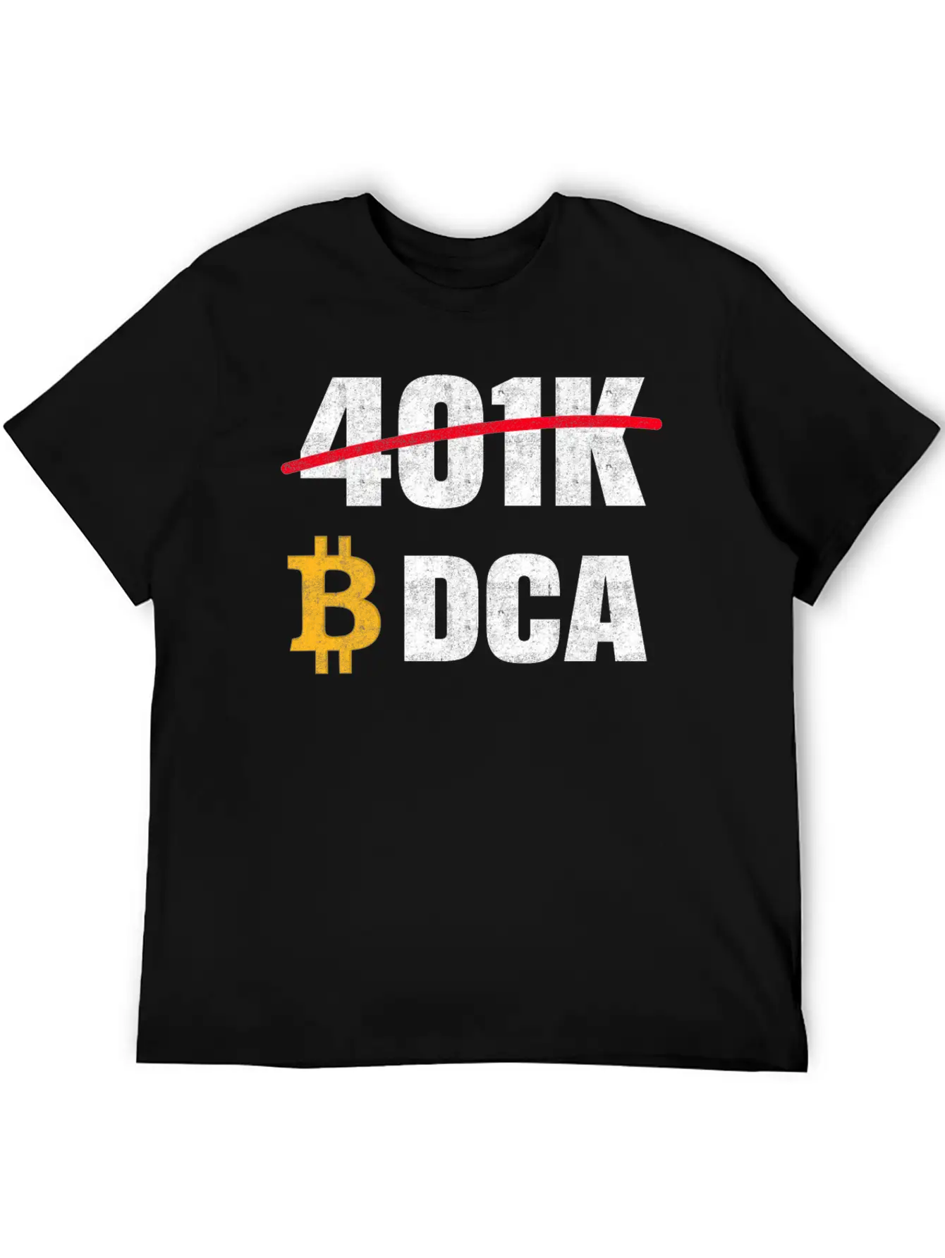 401 K Bitcoin Tshirt Modern Fit Casual T-Shirt – Clean And Versatile Design
