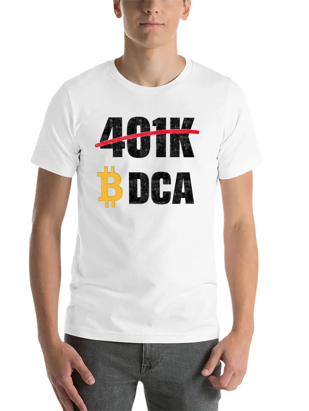 401 K Bitcoin Tshirt Modern Fit Casual T-Shirt – Clean And Versatile Design