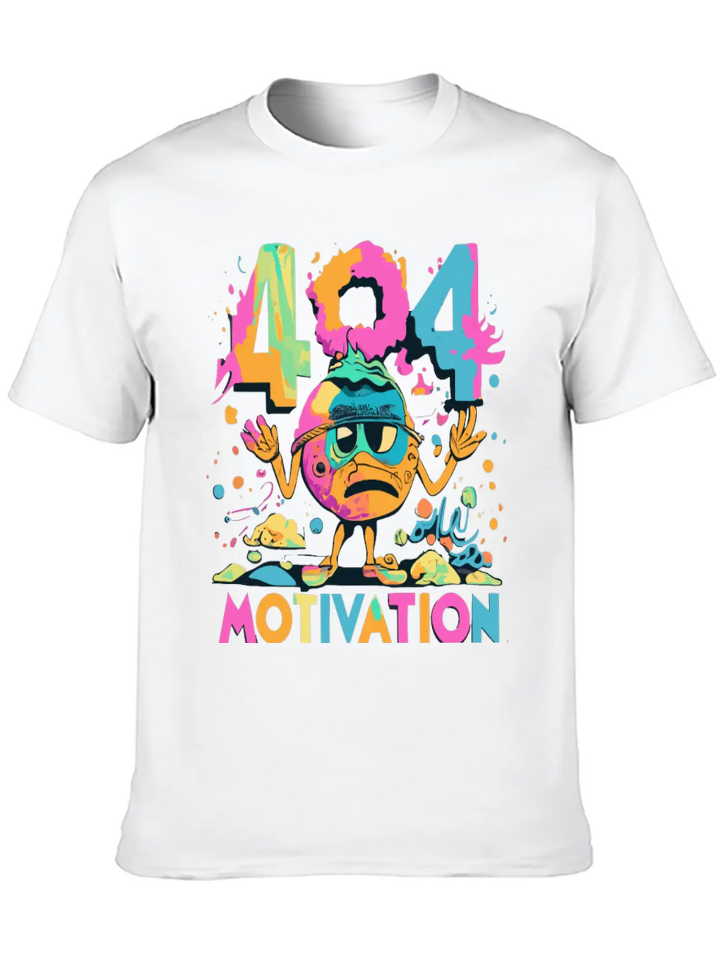 404 - Motivation Not Found Essential Cotton Tee For Daily Outfits – Unisex Style