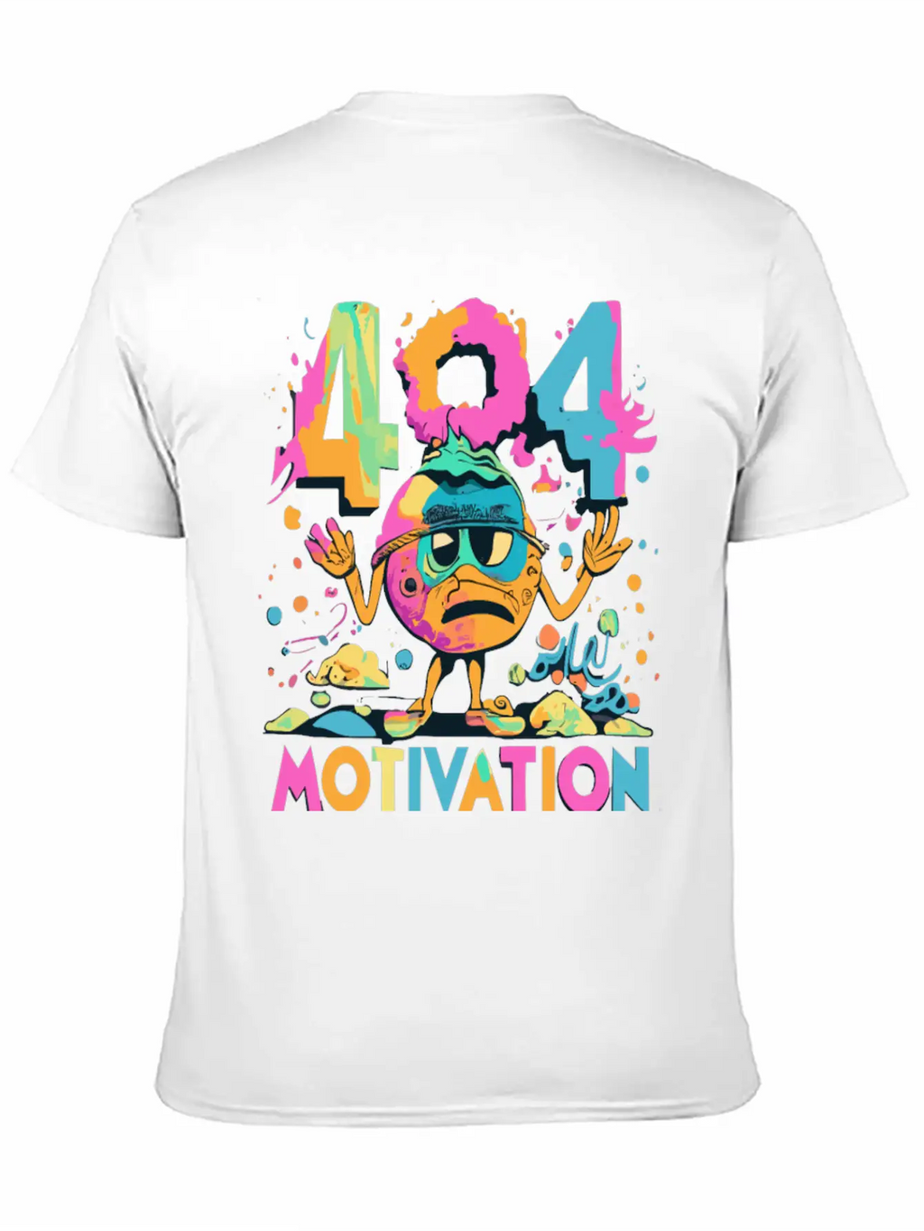 404 - Motivation Not Found Essential Cotton Tee For Daily Outfits – Unisex Style