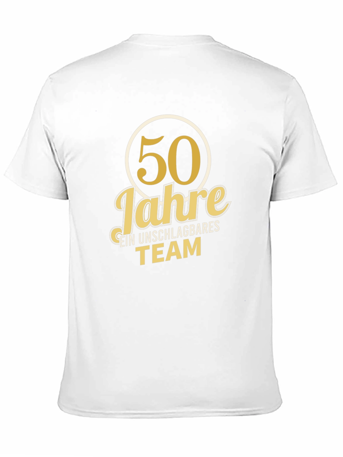 50 Jahre T-Shirt - Unschlagbares Team - Black Tee