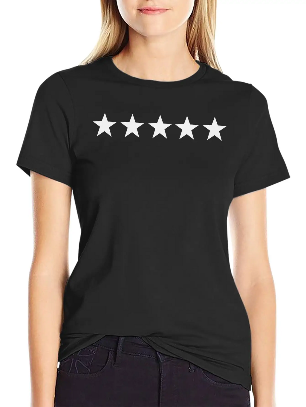 5 Stars Relaxed Everyday Tee – Lightweight And Durable Cotton