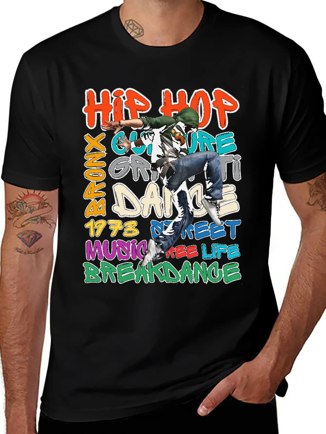 50 Years Of Hip Hop Classic Fit Graphic Tee For Daily Comfort – Unisex Cotton Shirt
