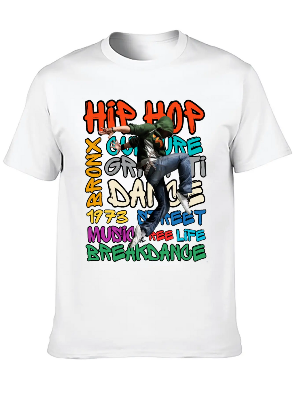 50 Years Of Hip Hop Classic Fit Graphic Tee For Daily Comfort – Unisex Cotton Shirt