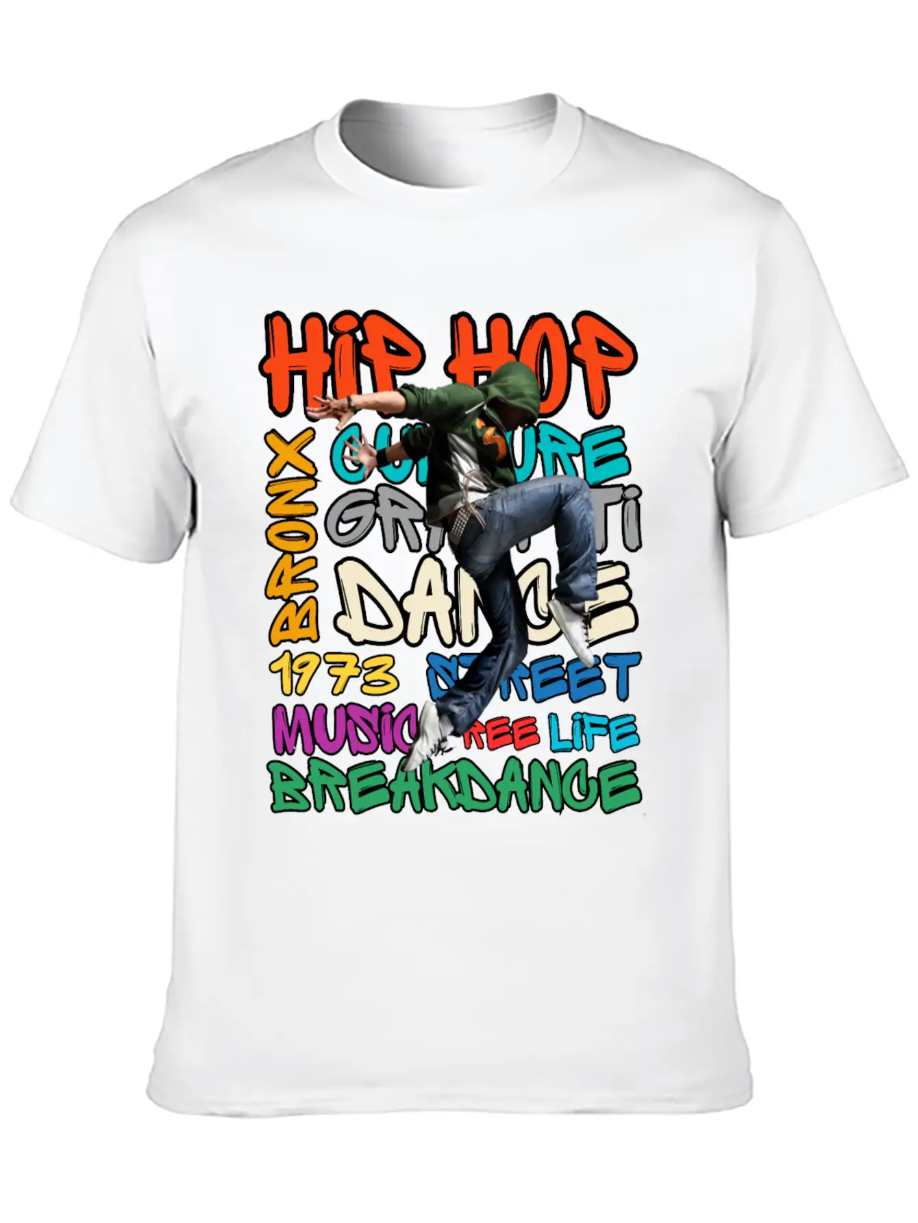 50 Years Of Hip Hop Classic Fit Graphic Tee For Daily Comfort – Unisex Cotton Shirt