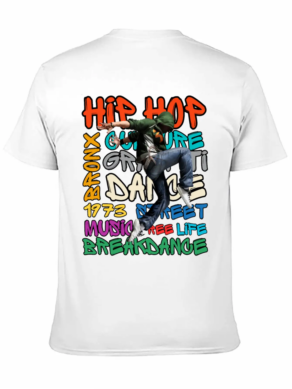 50 Years Of Hip Hop Classic Fit Graphic Tee For Daily Comfort – Unisex Cotton Shirt