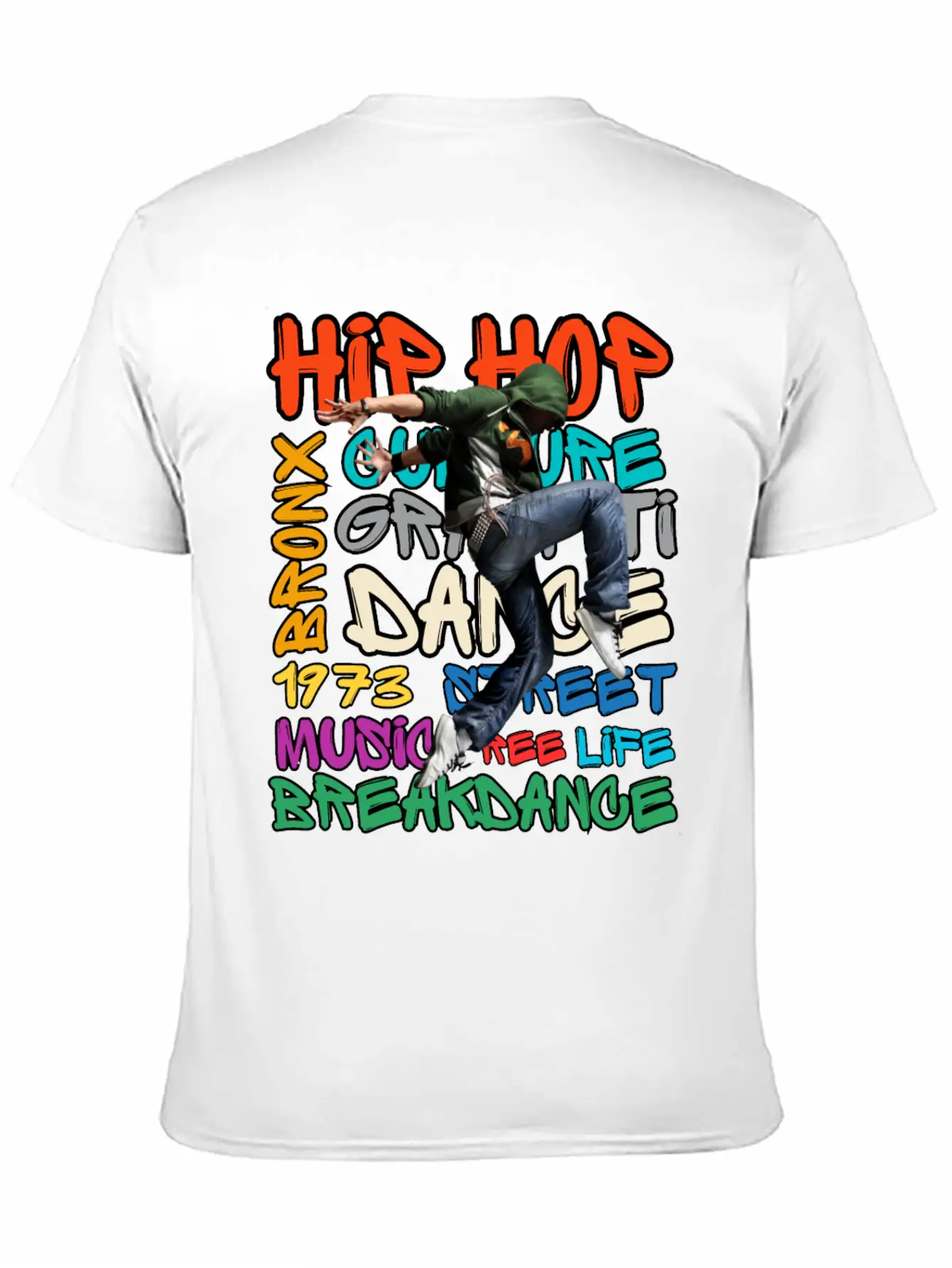 50 Years Of Hip Hop Classic Fit Graphic Tee For Daily Comfort – Unisex Cotton Shirt