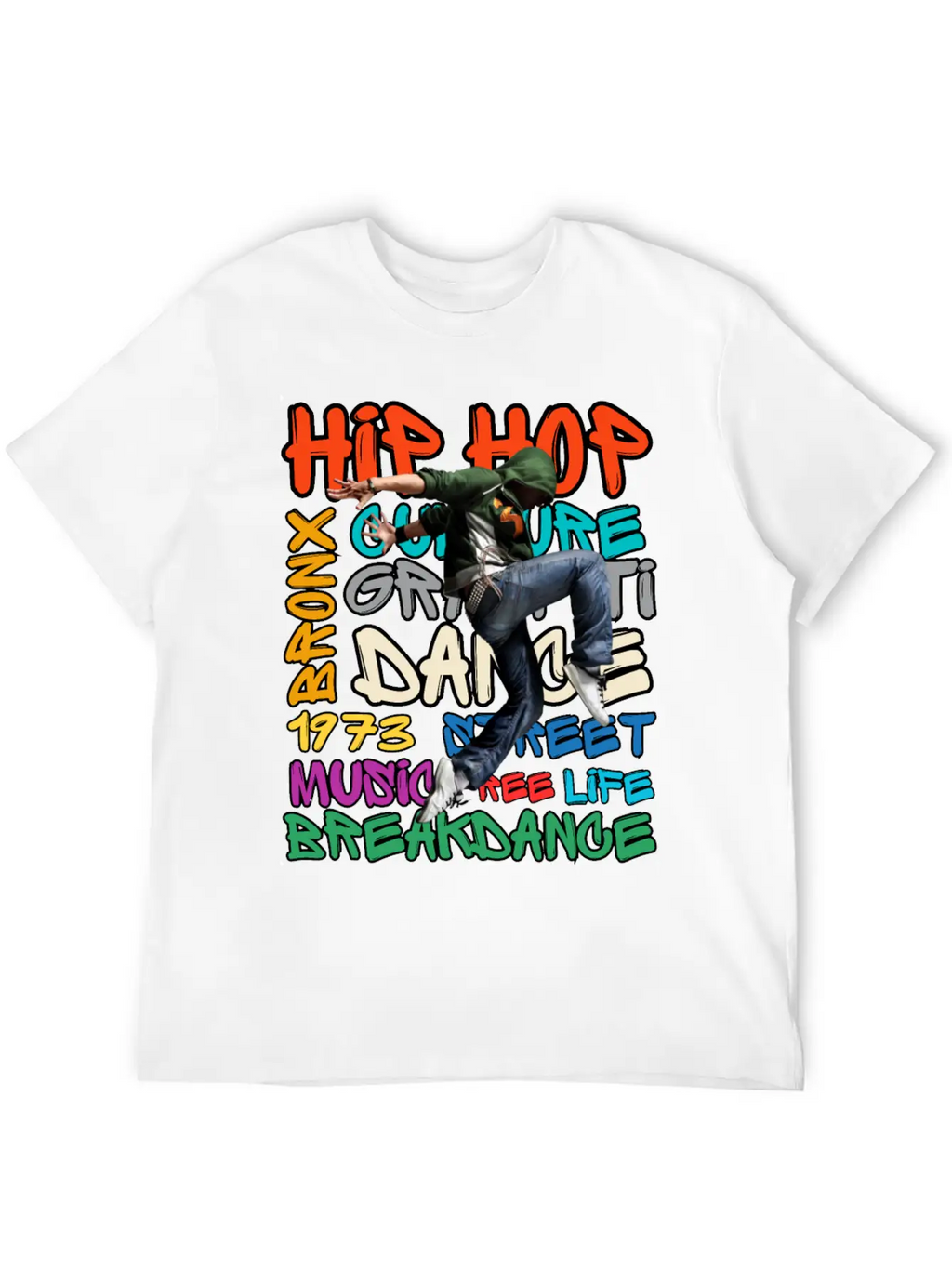 50 Years Of Hip Hop Classic Fit Graphic Tee For Daily Comfort – Unisex Cotton Shirt