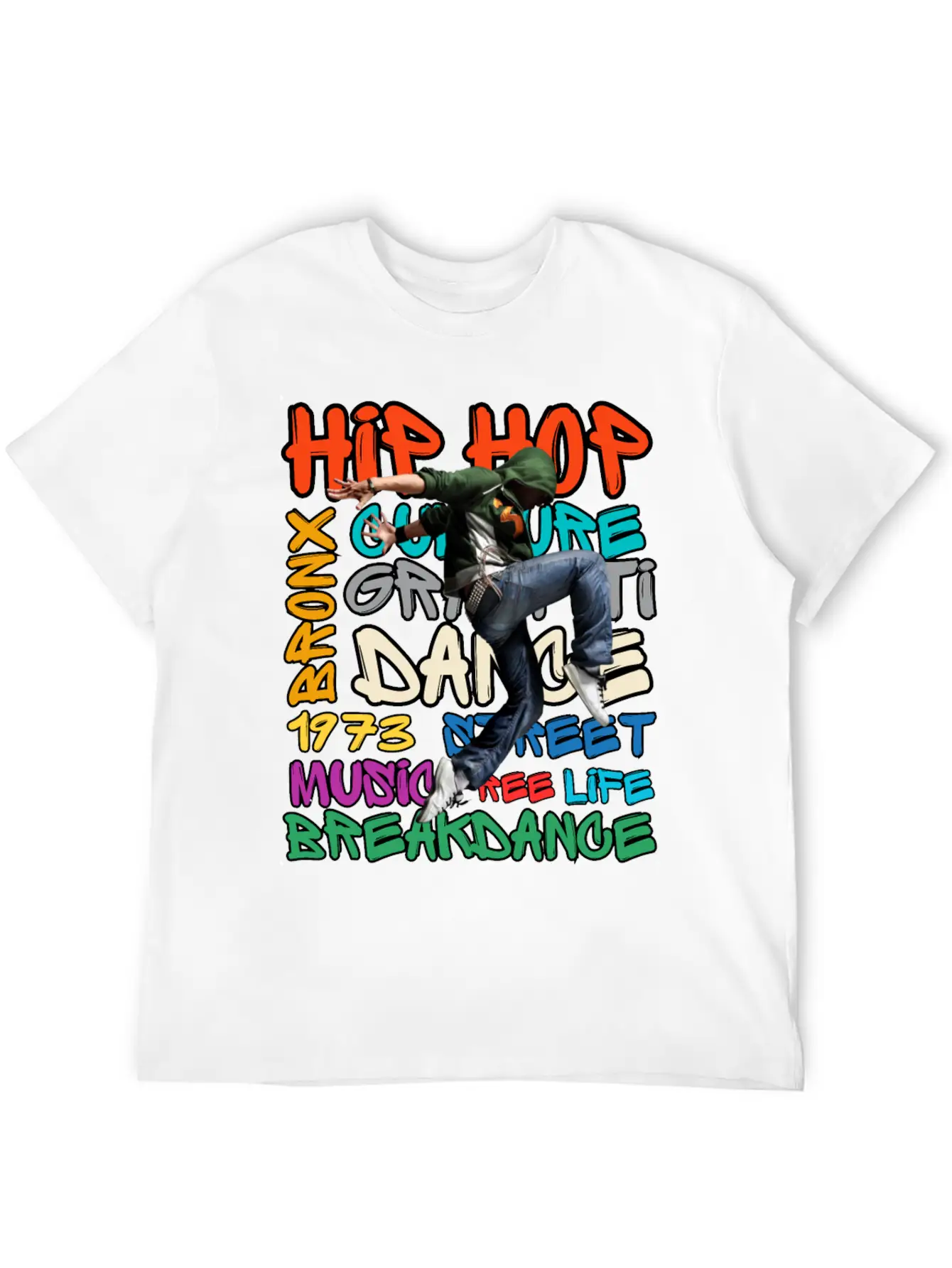 50 Years Of Hip Hop Classic Fit Graphic Tee For Daily Comfort – Unisex Cotton Shirt