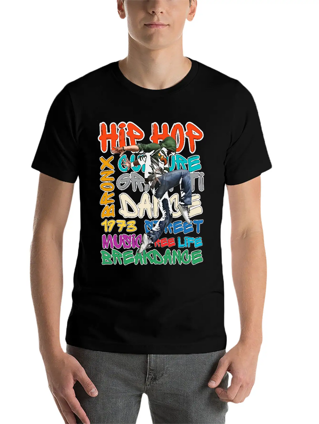50 Years Of Hip Hop Classic Fit Graphic Tee For Daily Comfort – Unisex Cotton Shirt