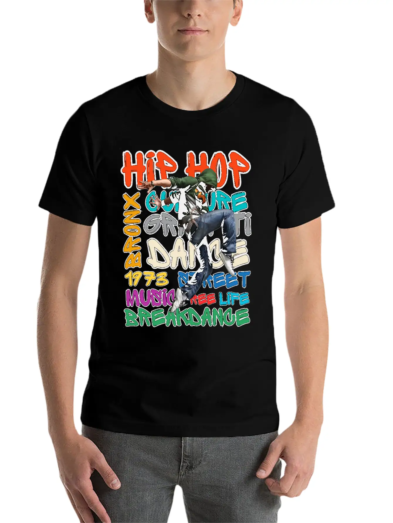50 Years Of Hip Hop Classic Fit Graphic Tee For Daily Comfort – Unisex Cotton Shirt