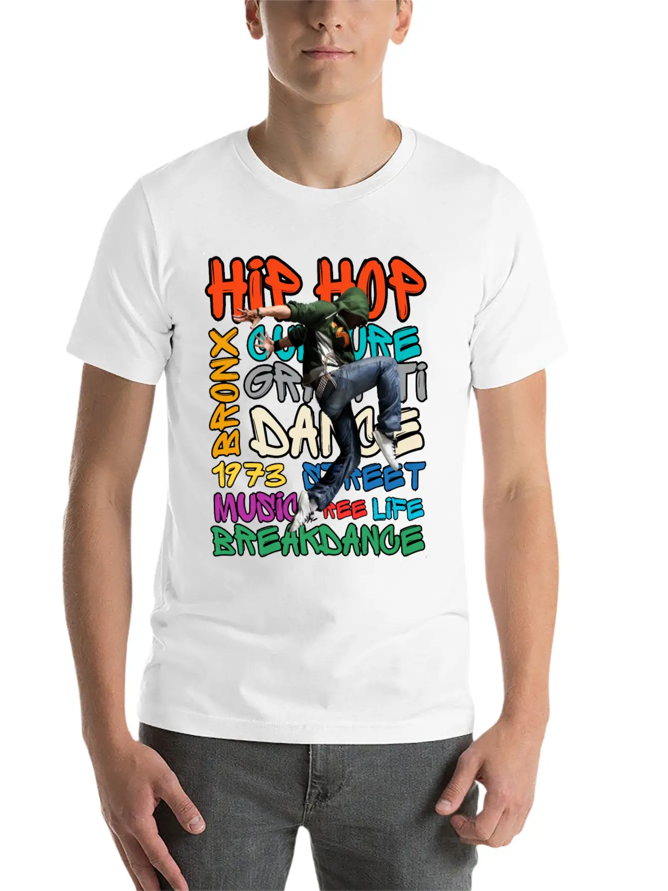 50 Years Of Hip Hop Classic Fit Graphic Tee For Daily Comfort – Unisex Cotton Shirt