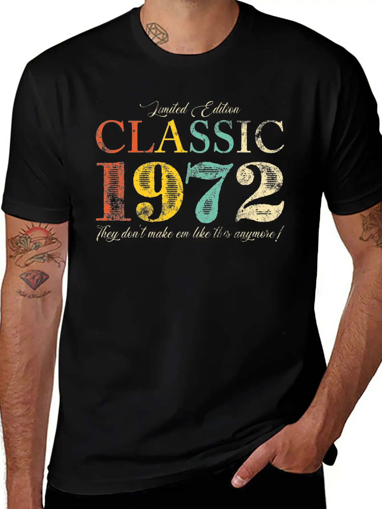 50th Birthday Classic Classic Fit Graphic Tee For Daily Comfort – Unisex Cotton Shirt