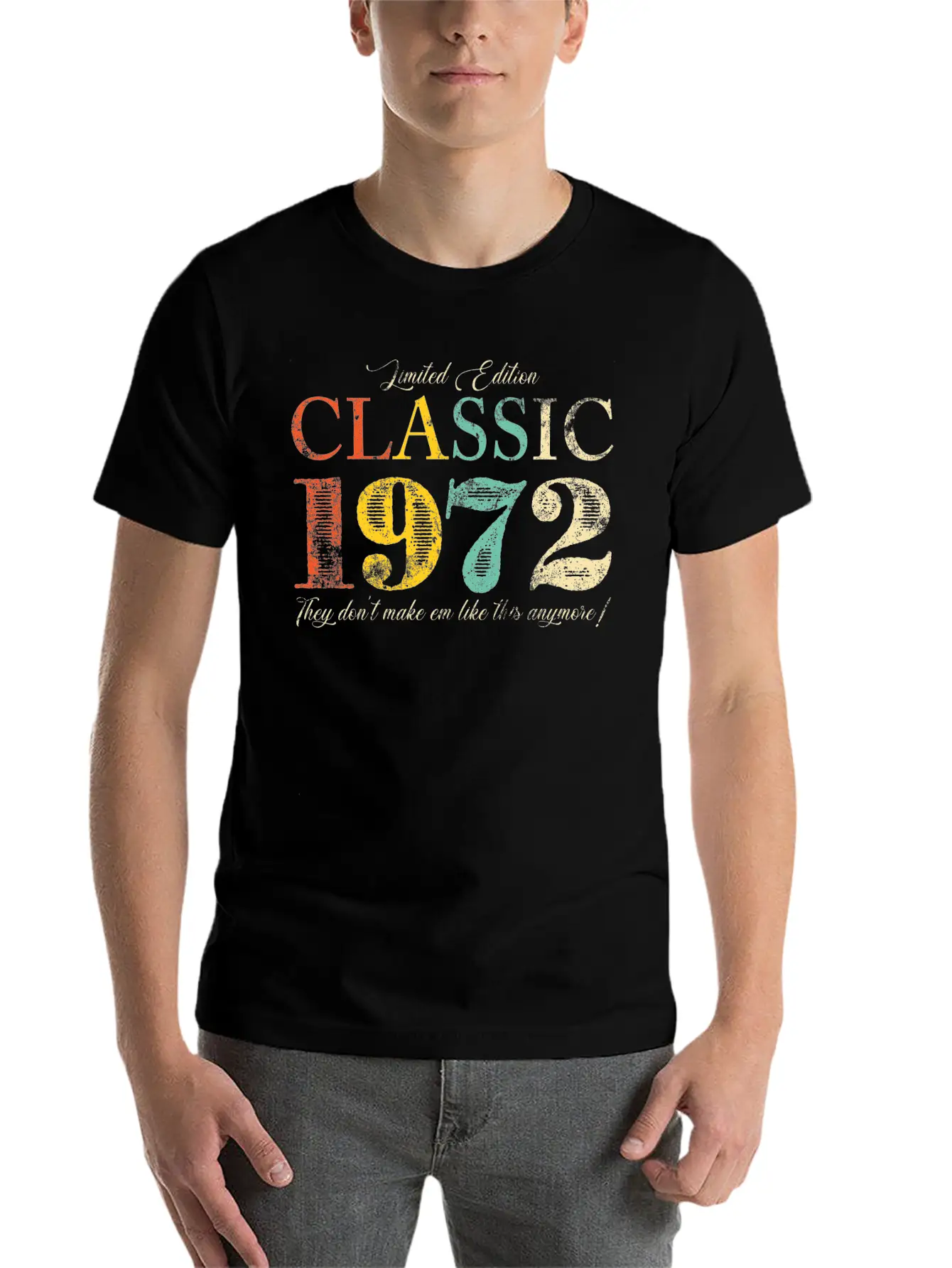 50th Birthday Classic Classic Fit Graphic Tee For Daily Comfort – Unisex Cotton Shirt