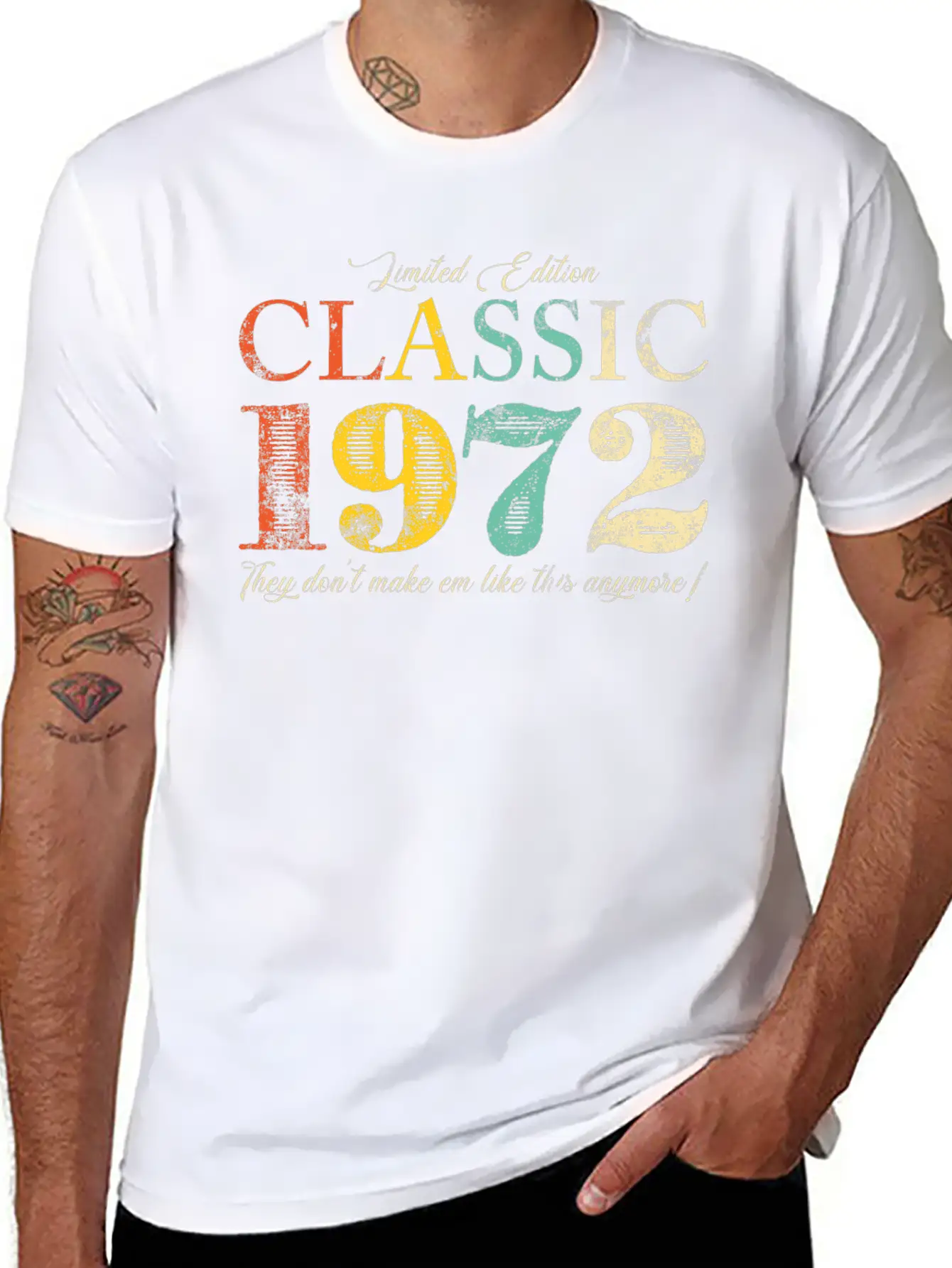 50th Birthday Classic Classic Fit Graphic Tee For Daily Comfort – Unisex Cotton Shirt
