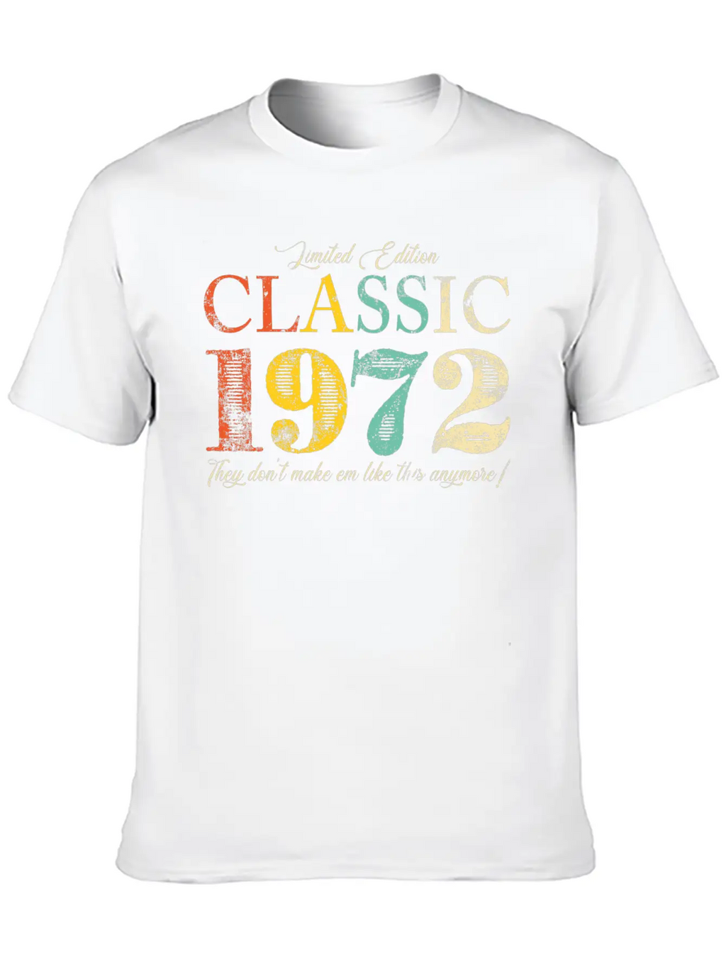 50th Birthday Classic Classic Fit Graphic Tee For Daily Comfort – Unisex Cotton Shirt