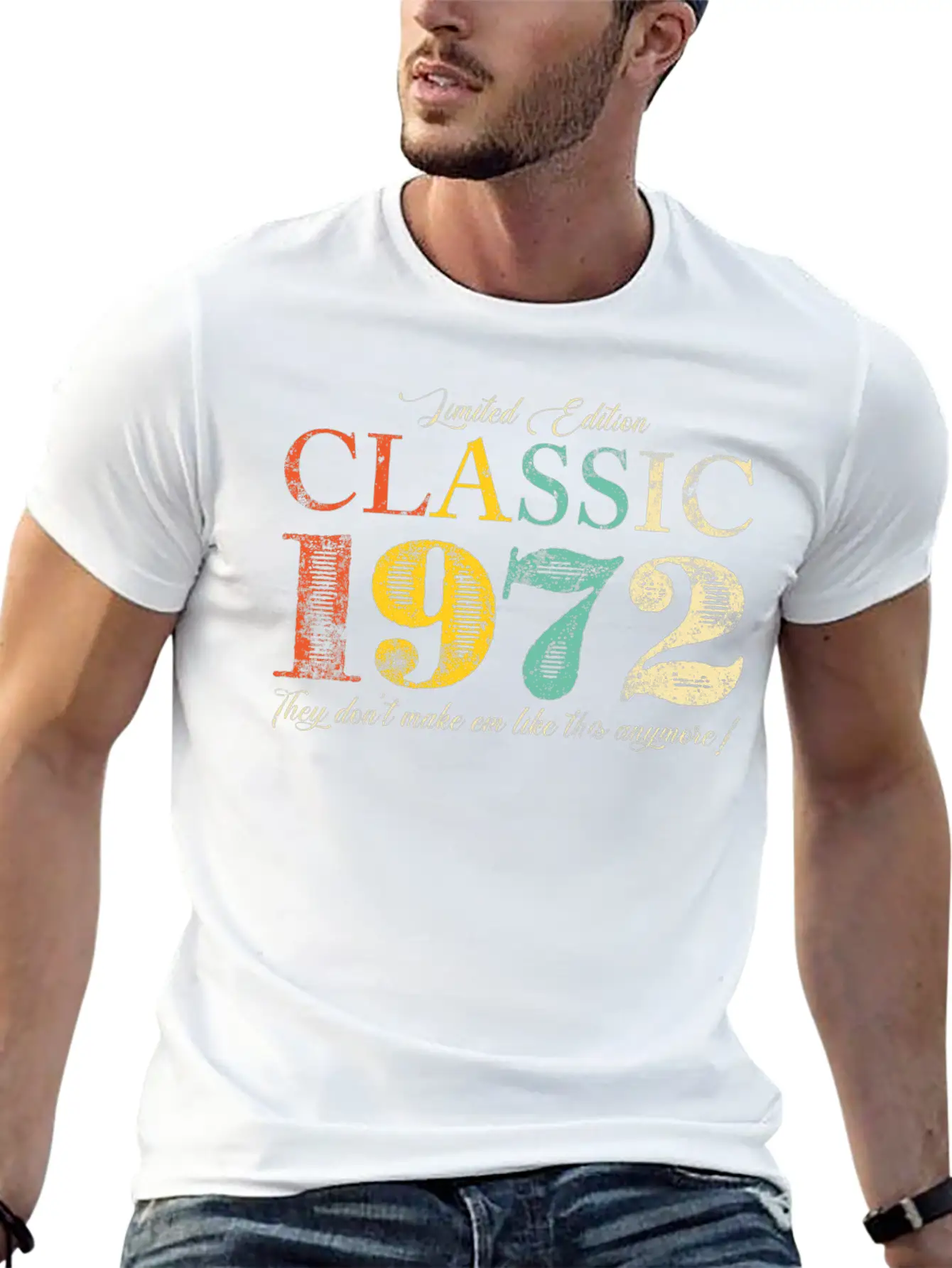 50th Birthday Classic Classic Fit Graphic Tee For Daily Comfort – Unisex Cotton Shirt