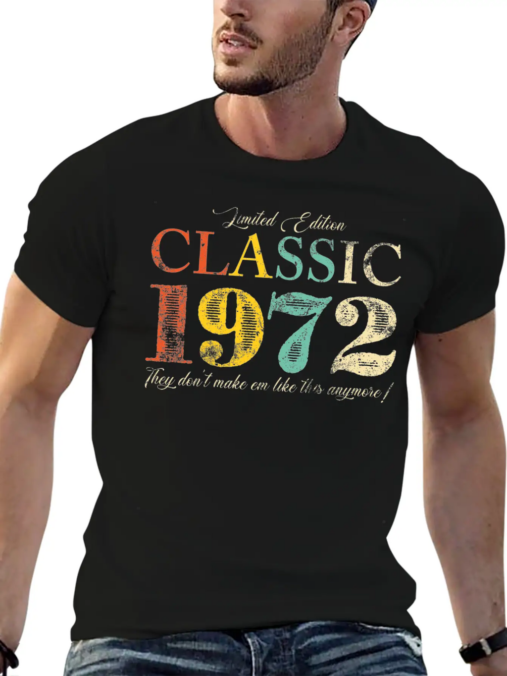 50th Birthday Classic Classic Fit Graphic Tee For Daily Comfort – Unisex Cotton Shirt