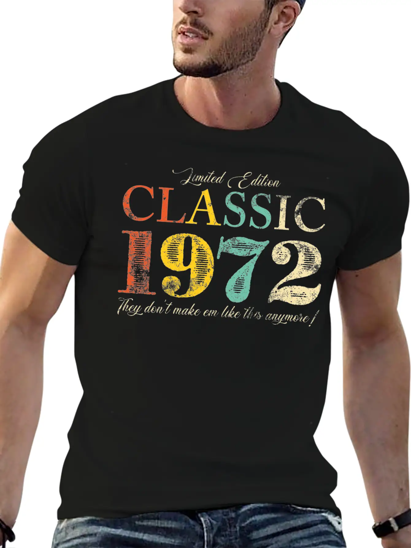 50th Birthday Classic Classic Fit Graphic Tee For Daily Comfort – Unisex Cotton Shirt