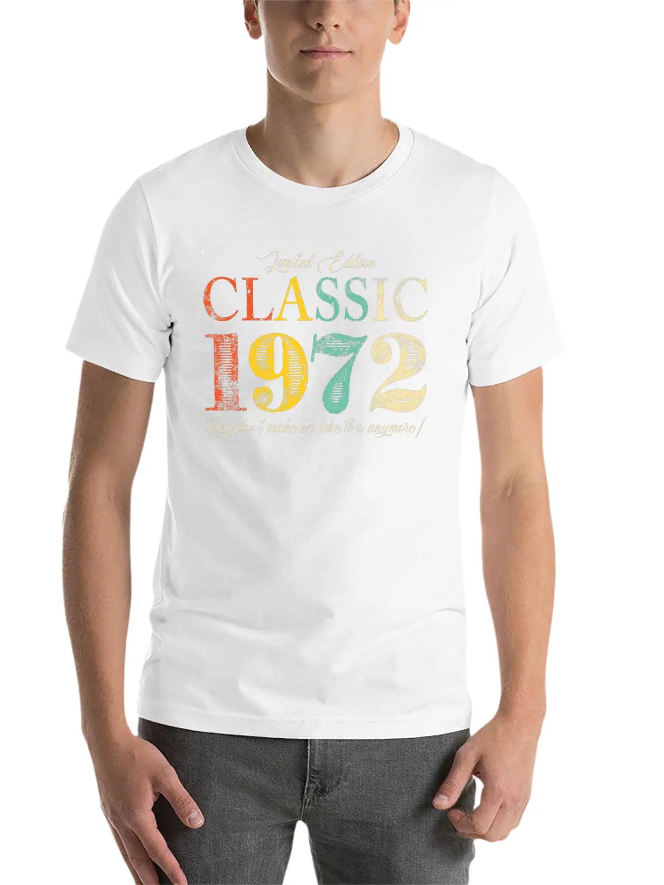 50th Birthday Classic Classic Fit Graphic Tee For Daily Comfort – Unisex Cotton Shirt