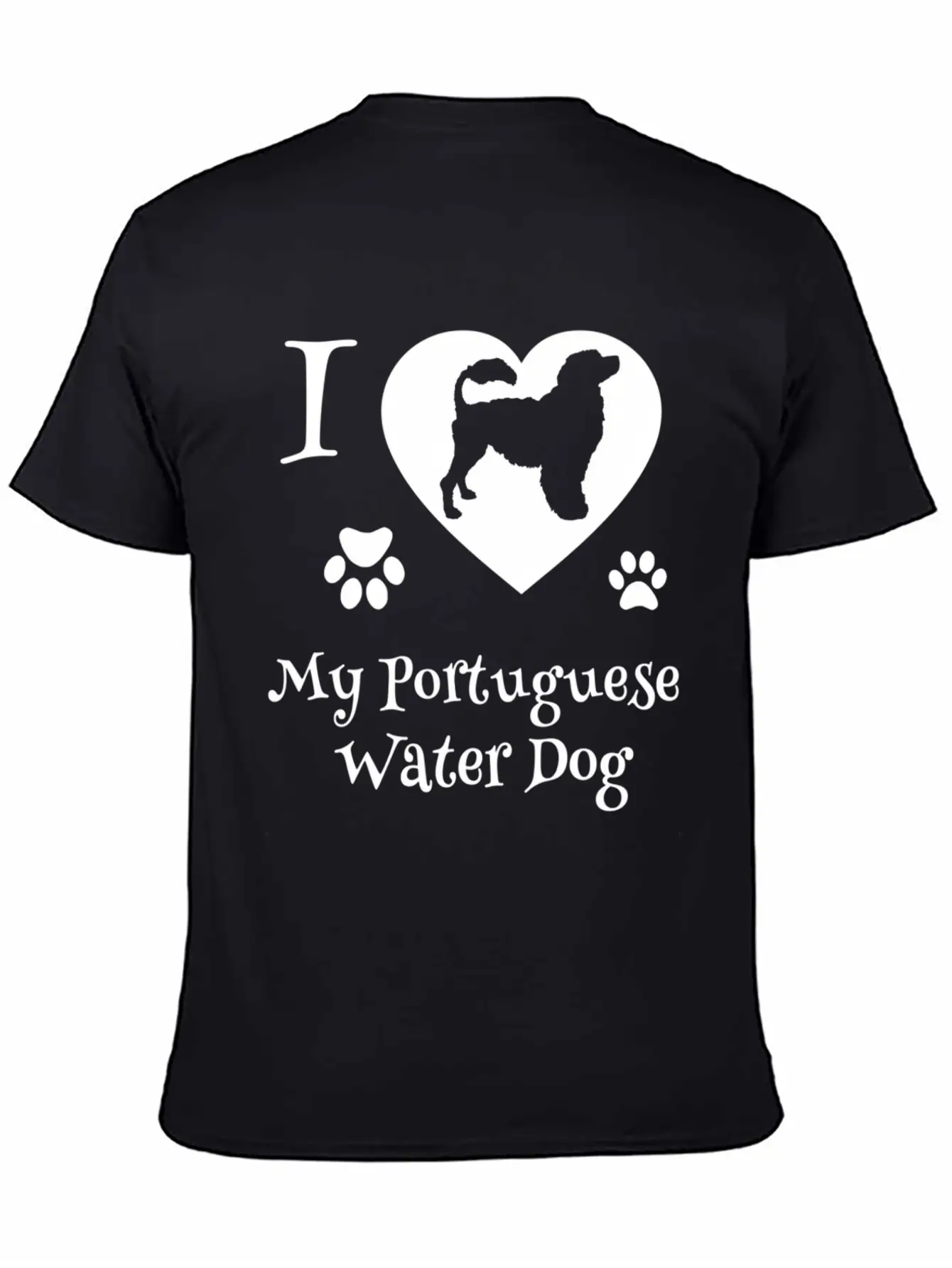 54837 Portuguese Water Dog For Portie Dog Timeless Short Sleeve Tee – Comfy And Minimalist Design