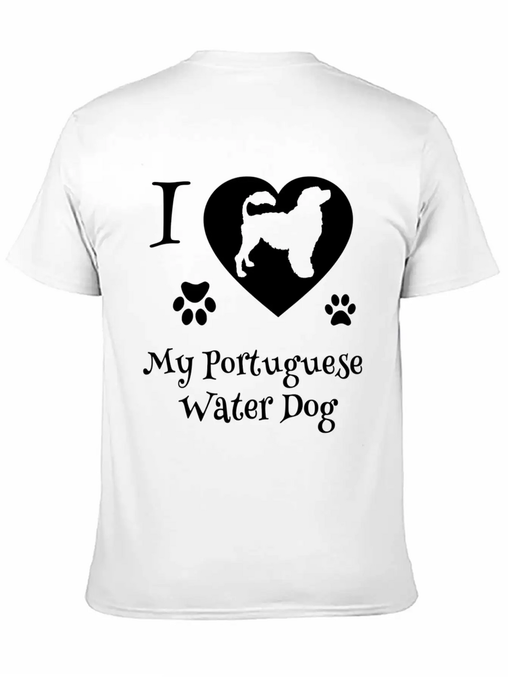 54837 Portuguese Water Dog For Portie Dog Timeless Short Sleeve Tee – Comfy And Minimalist Design