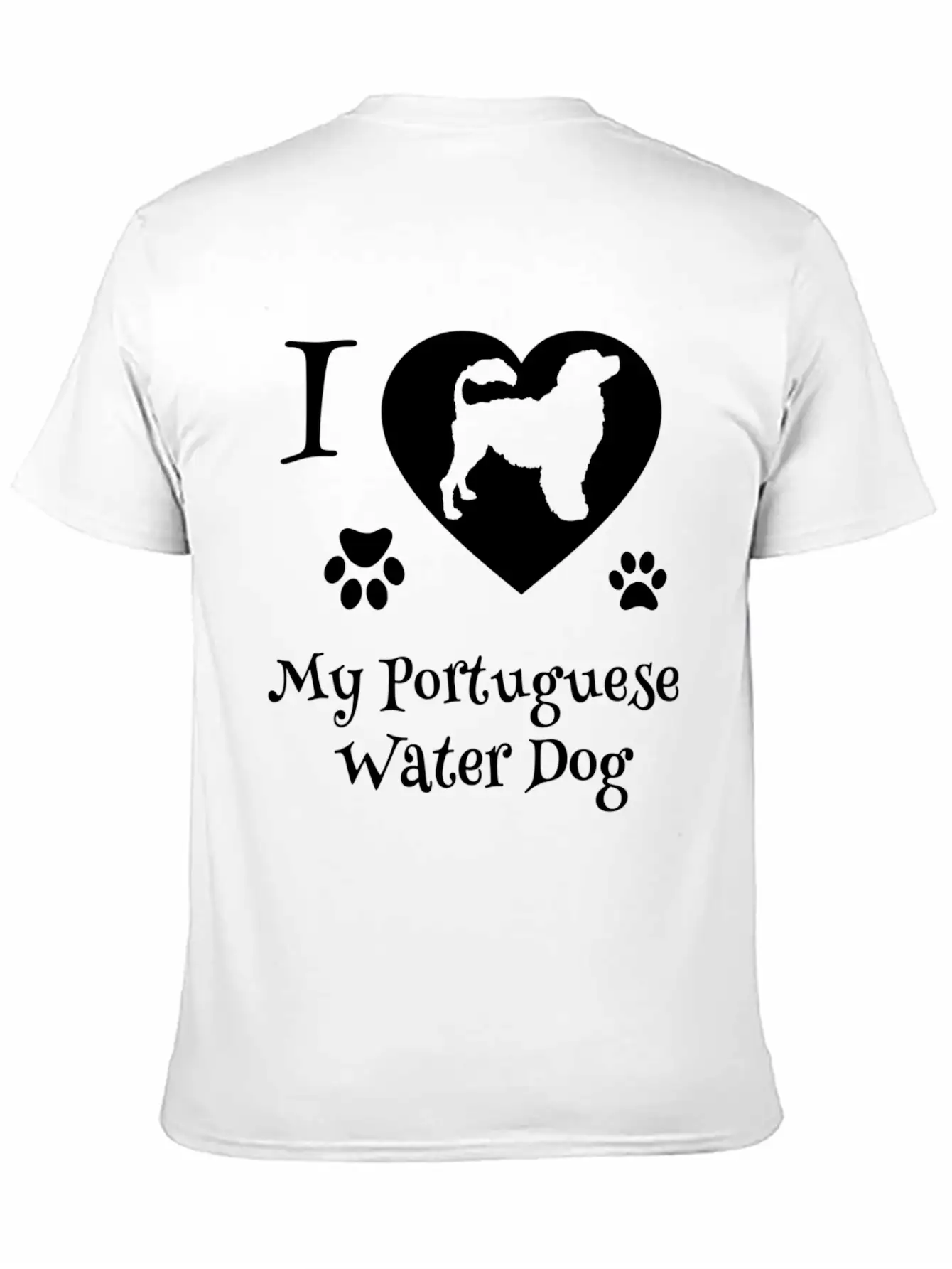 54837 Portuguese Water Dog For Portie Dog Timeless Short Sleeve Tee – Comfy And Minimalist Design