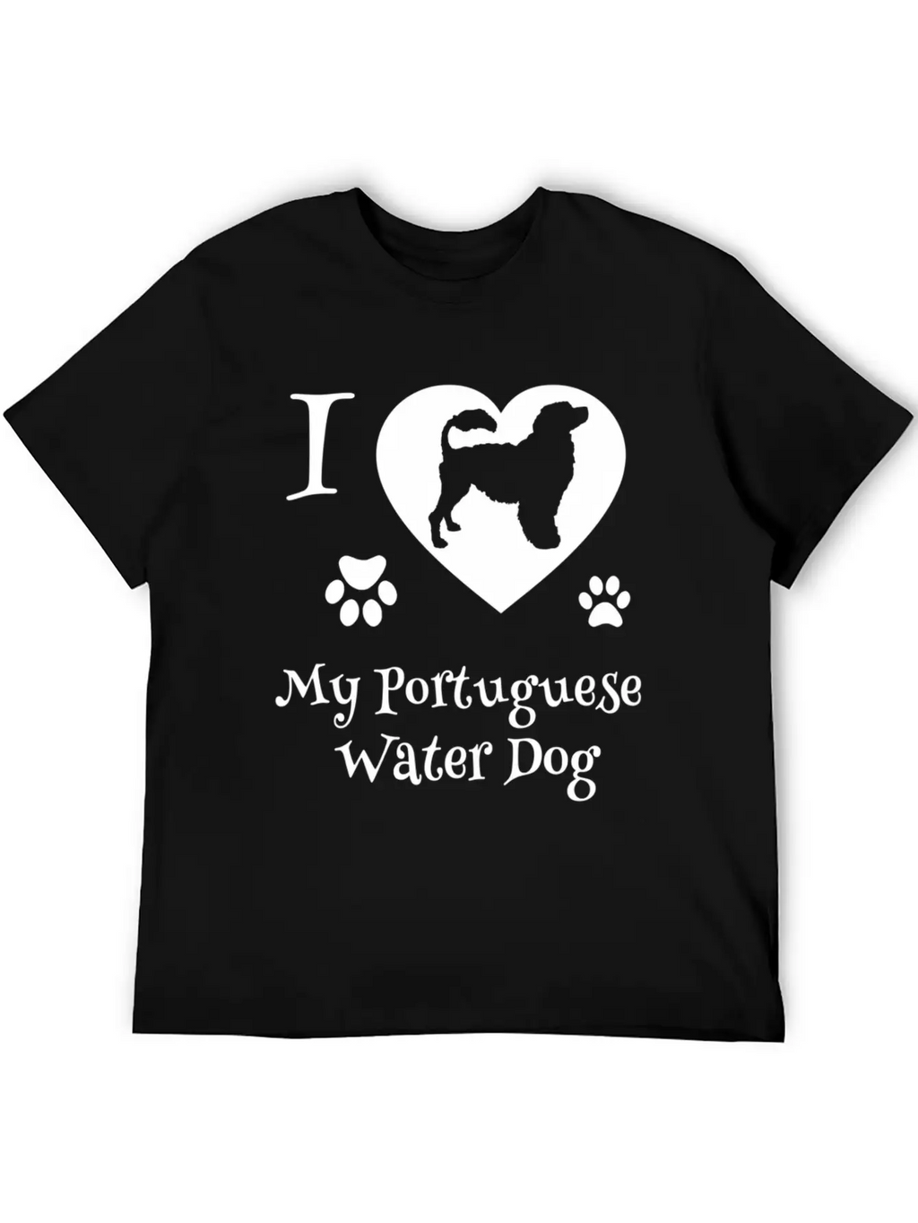 54837 Portuguese Water Dog For Portie Dog Timeless Short Sleeve Tee – Comfy And Minimalist Design