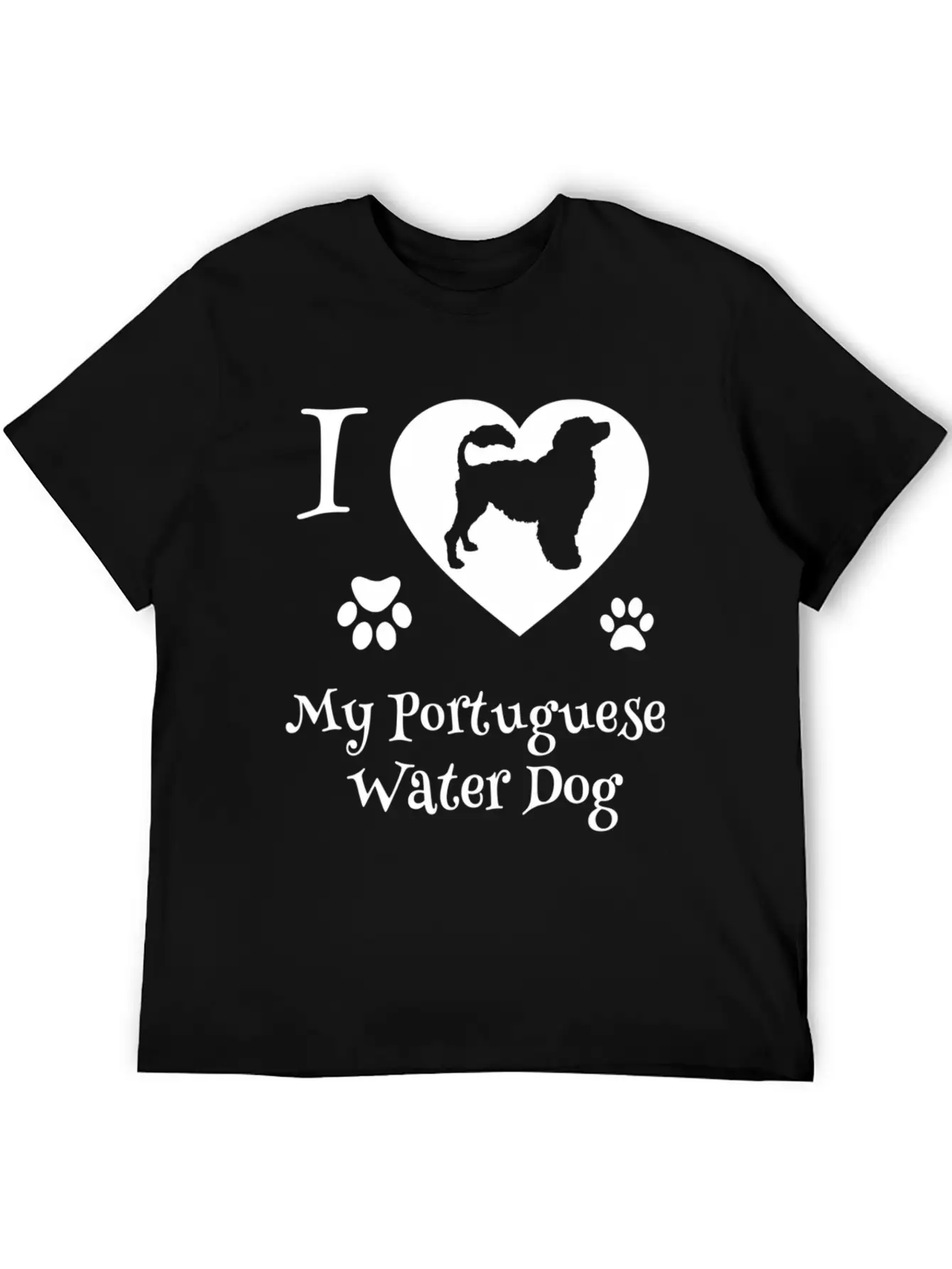 54837 Portuguese Water Dog For Portie Dog Timeless Short Sleeve Tee – Comfy And Minimalist Design